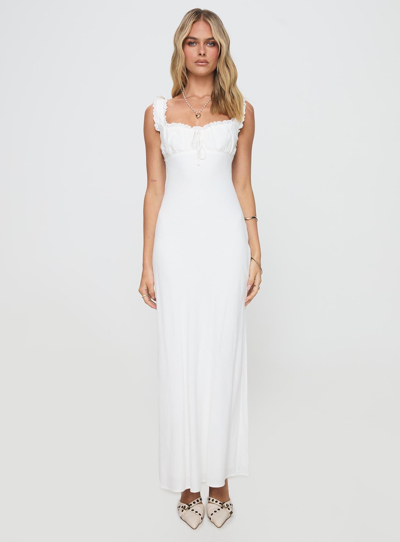 Lillette Maxi Dress White Product Image