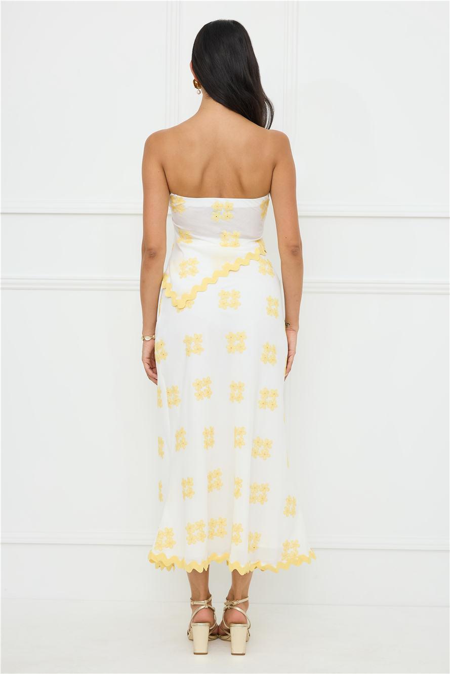 Desert Daze Maxi Skirt White Product Image