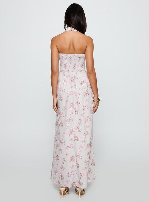 Sunfields Halter Maxi Dress Multi Product Image