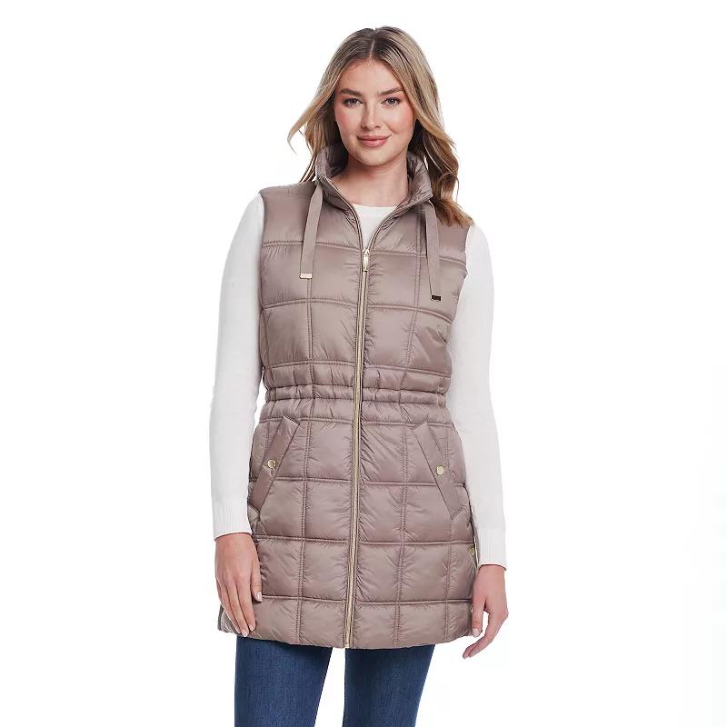Women's Weathercast Box Quilted Longline Puffer,  Product Image