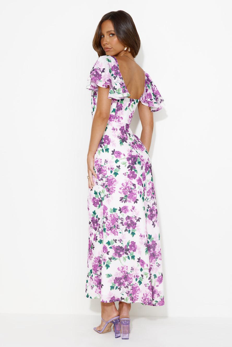 Great Things Maxi Dress Purple Product Image