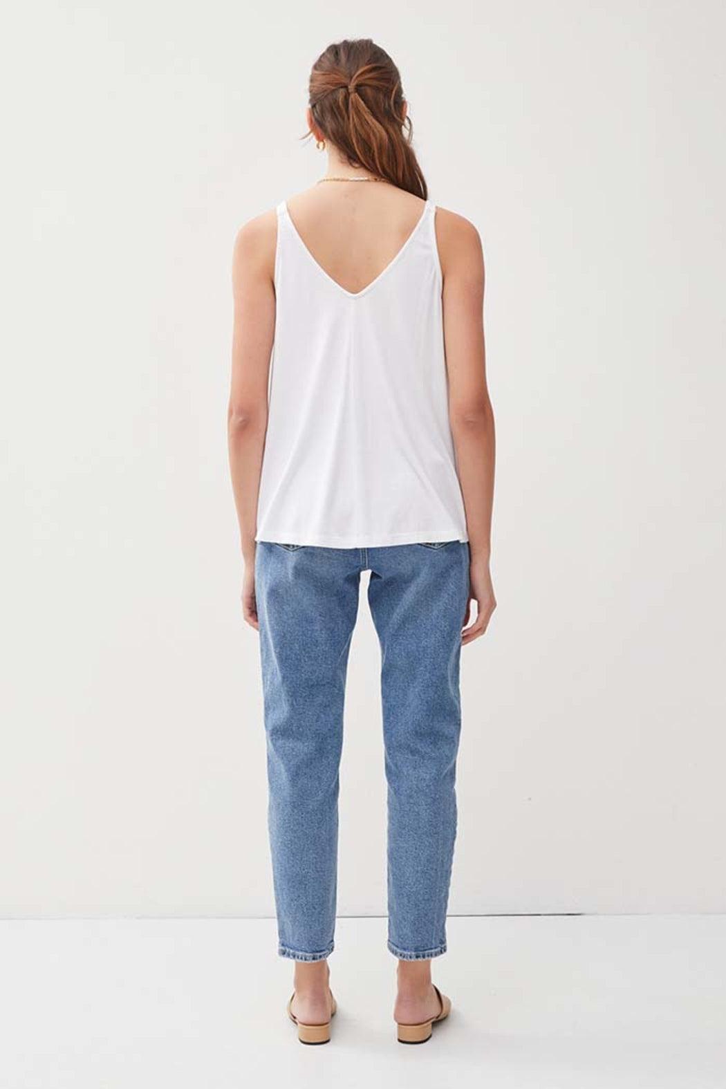 Flowy V Neck Tank Top Product Image