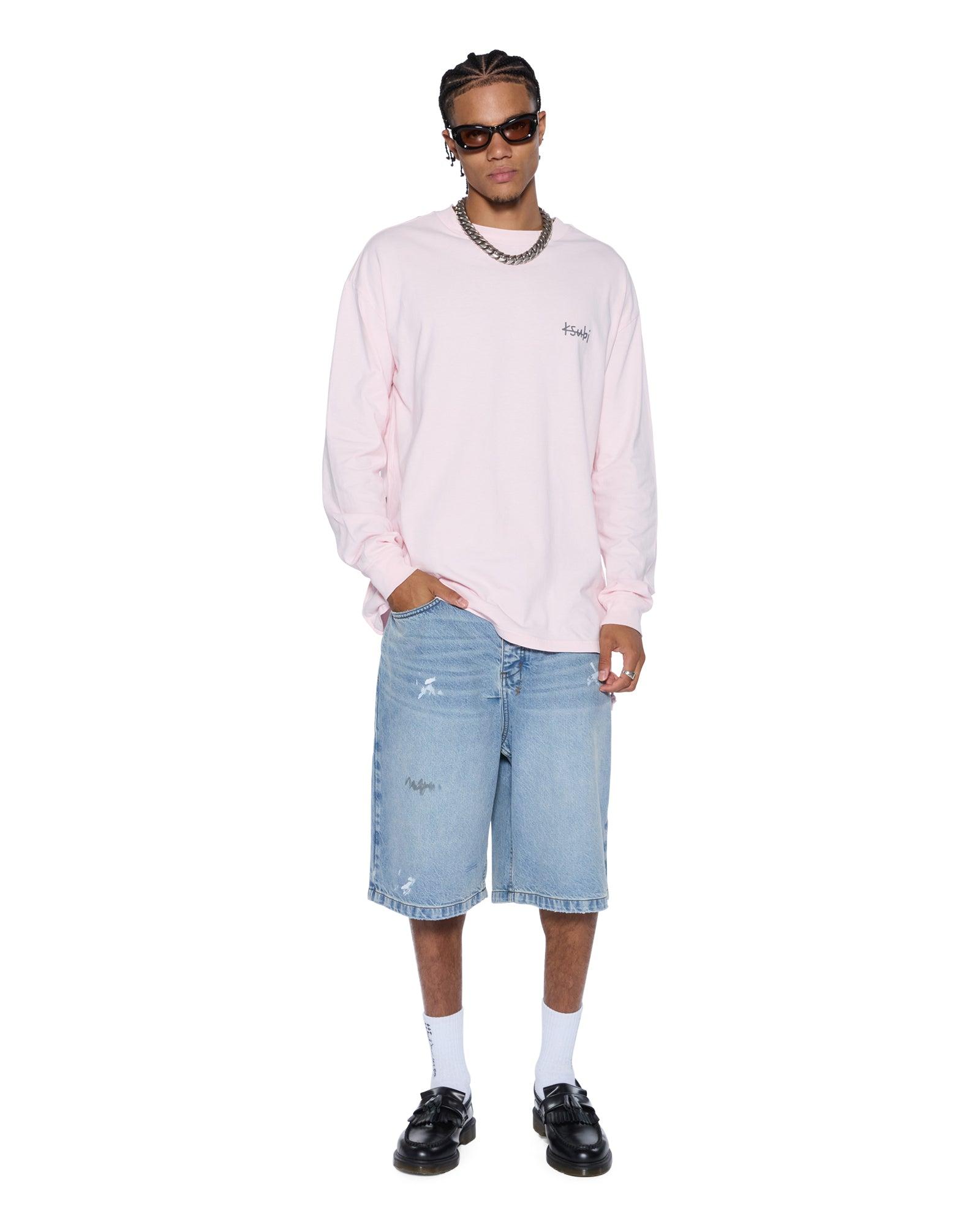 ALLDAY BIGGIE LS TEE ICE QUARTZ Male Product Image