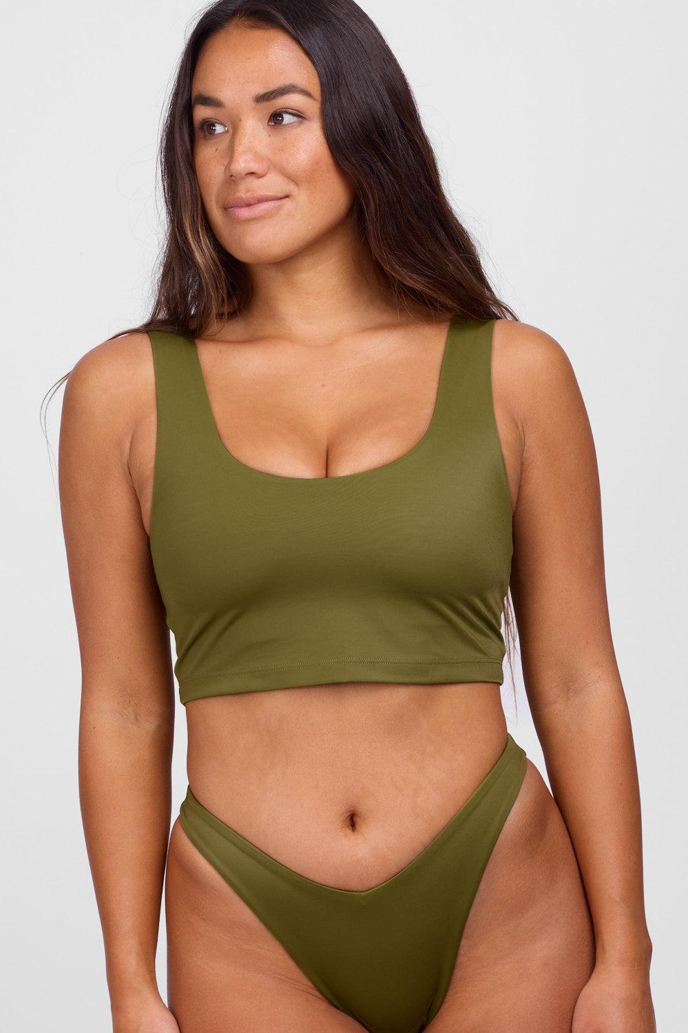 Mira Bikini Top - Kelp Female Product Image