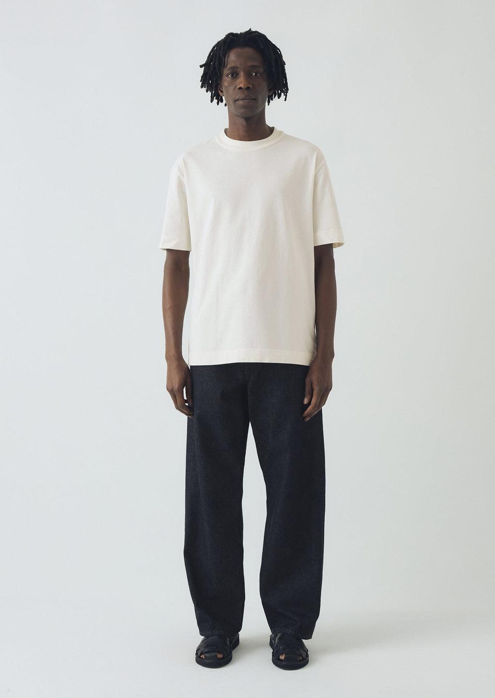 Cotton Relaxed Tee | Paper White Product Image