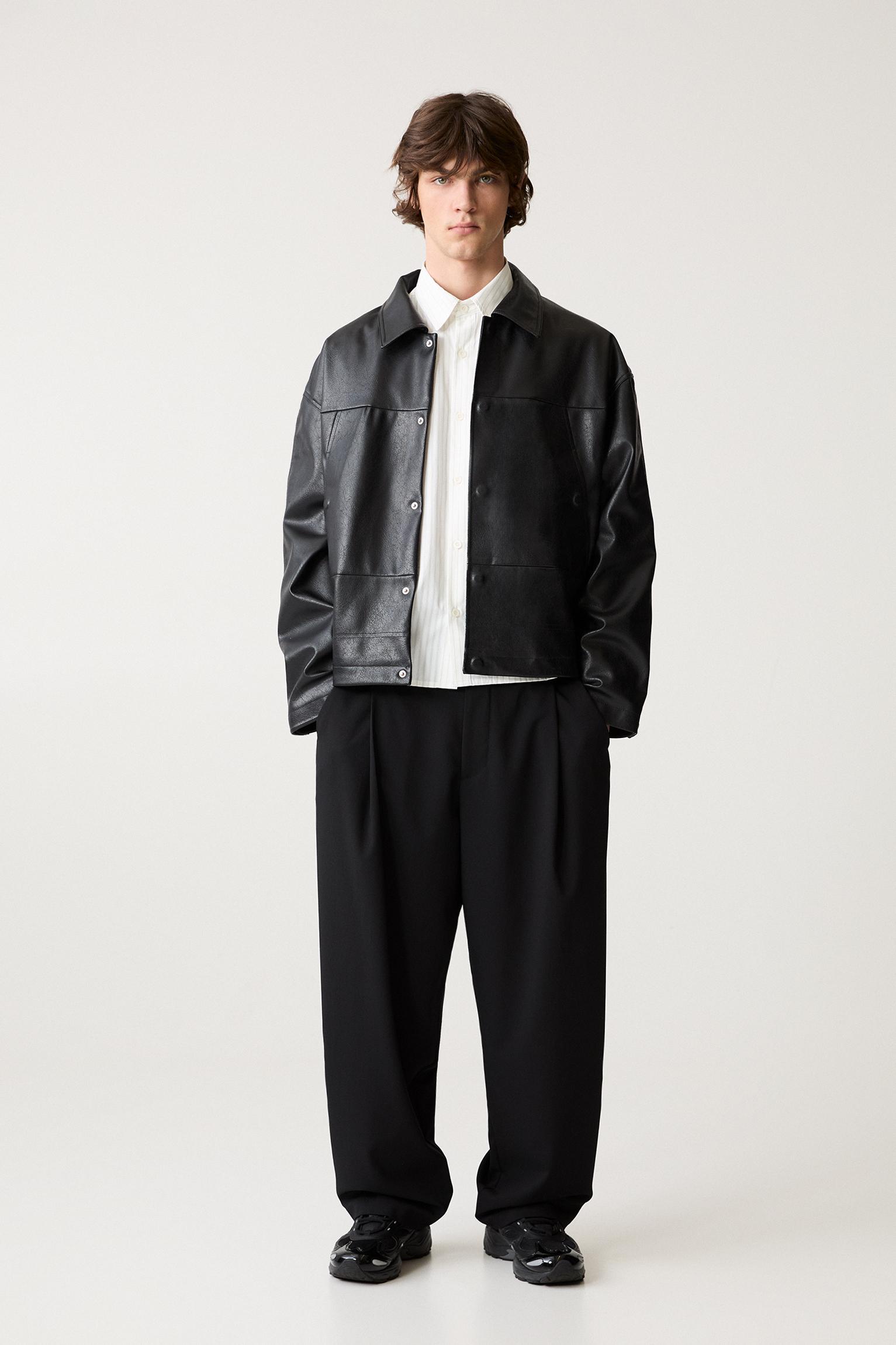 Faux leather jacket Product Image