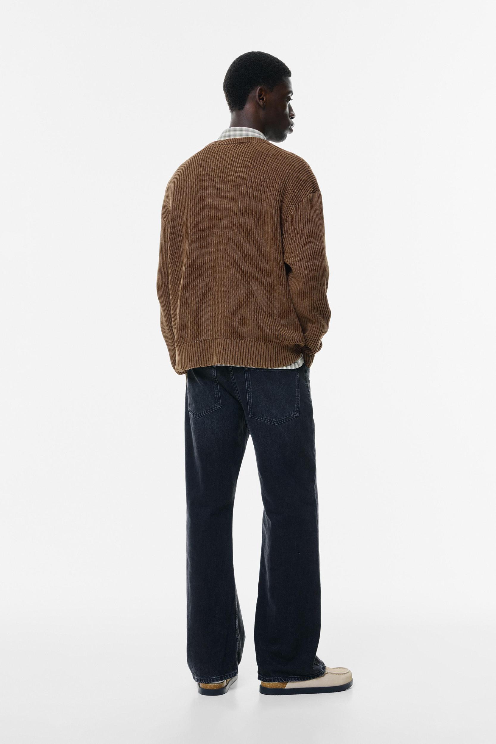 Acid wash knit jumper Product Image