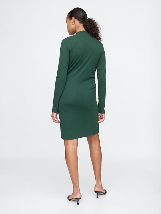 Modern Rib Mockneck Mini Dress Product Image