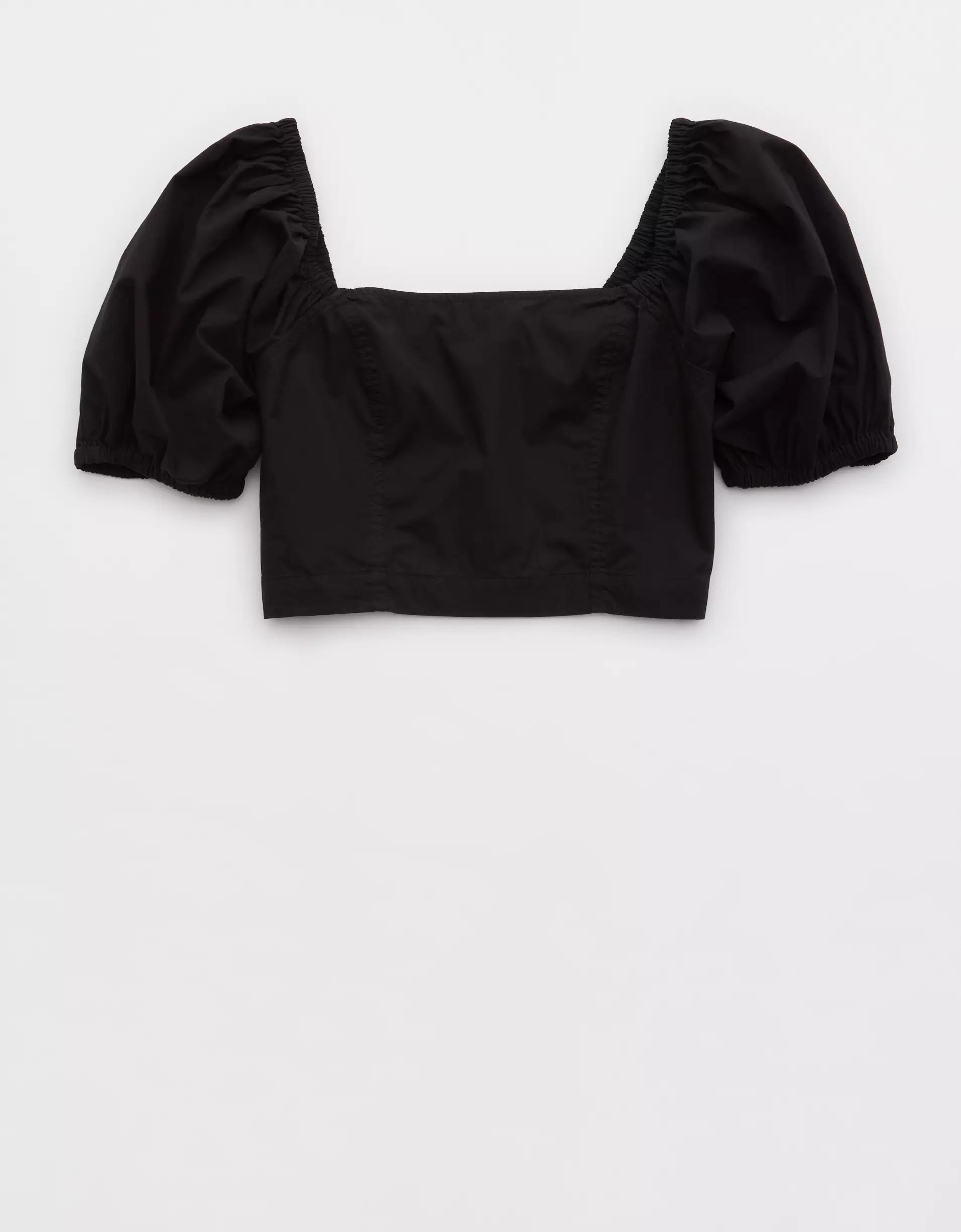 Aerie Puff Sleeve Square Neck Top Product Image