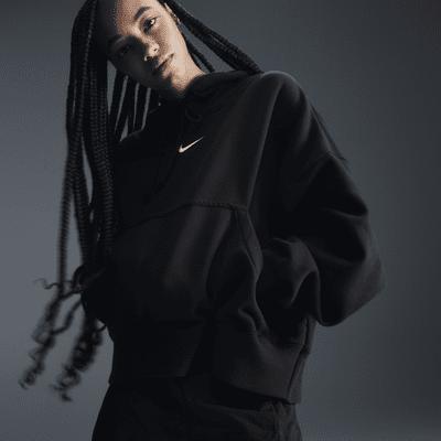 Womens Nike Sportswear Phoenix Fleece Over-Oversized Pullover Hoodie | DQ5858-010 Product Image