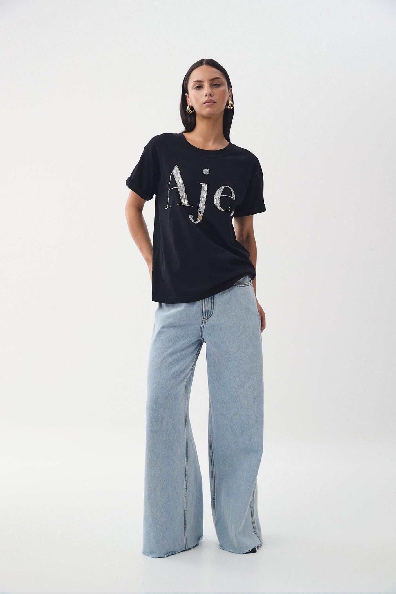 Glider Embellished Logo Tee Product Image