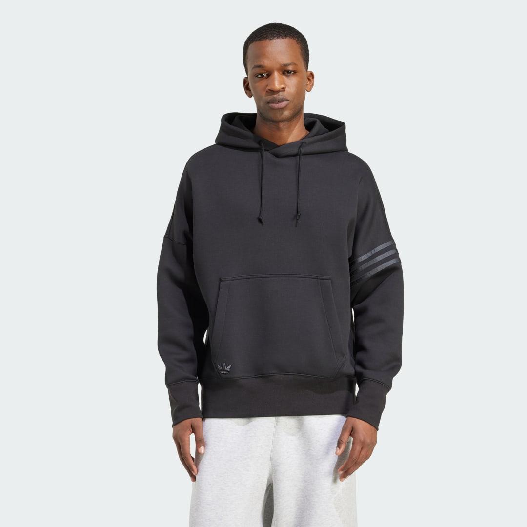 adidas Neuclassics Hoodie Off White XS Mens Product Image