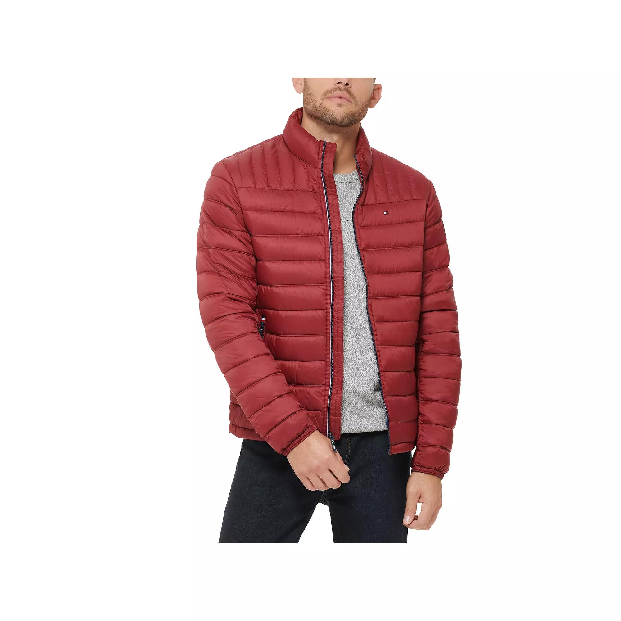 Big & Tall Tommy Hilfiger Stand Collar Packable Puffer Jacket, Men's,  Product Image