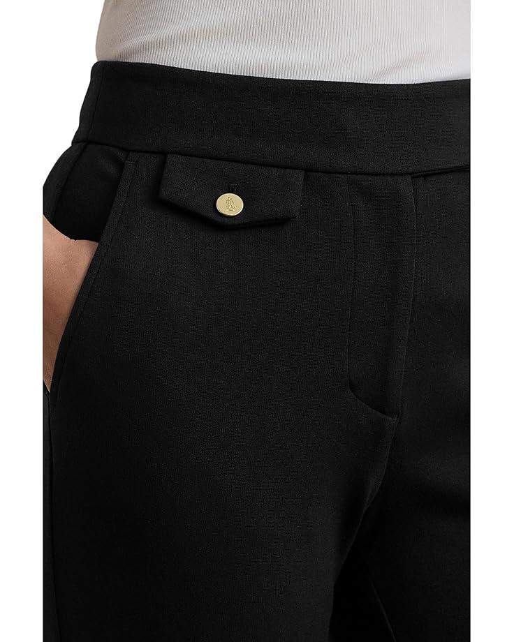 Stretch Cotton Cropped Pants Product Image