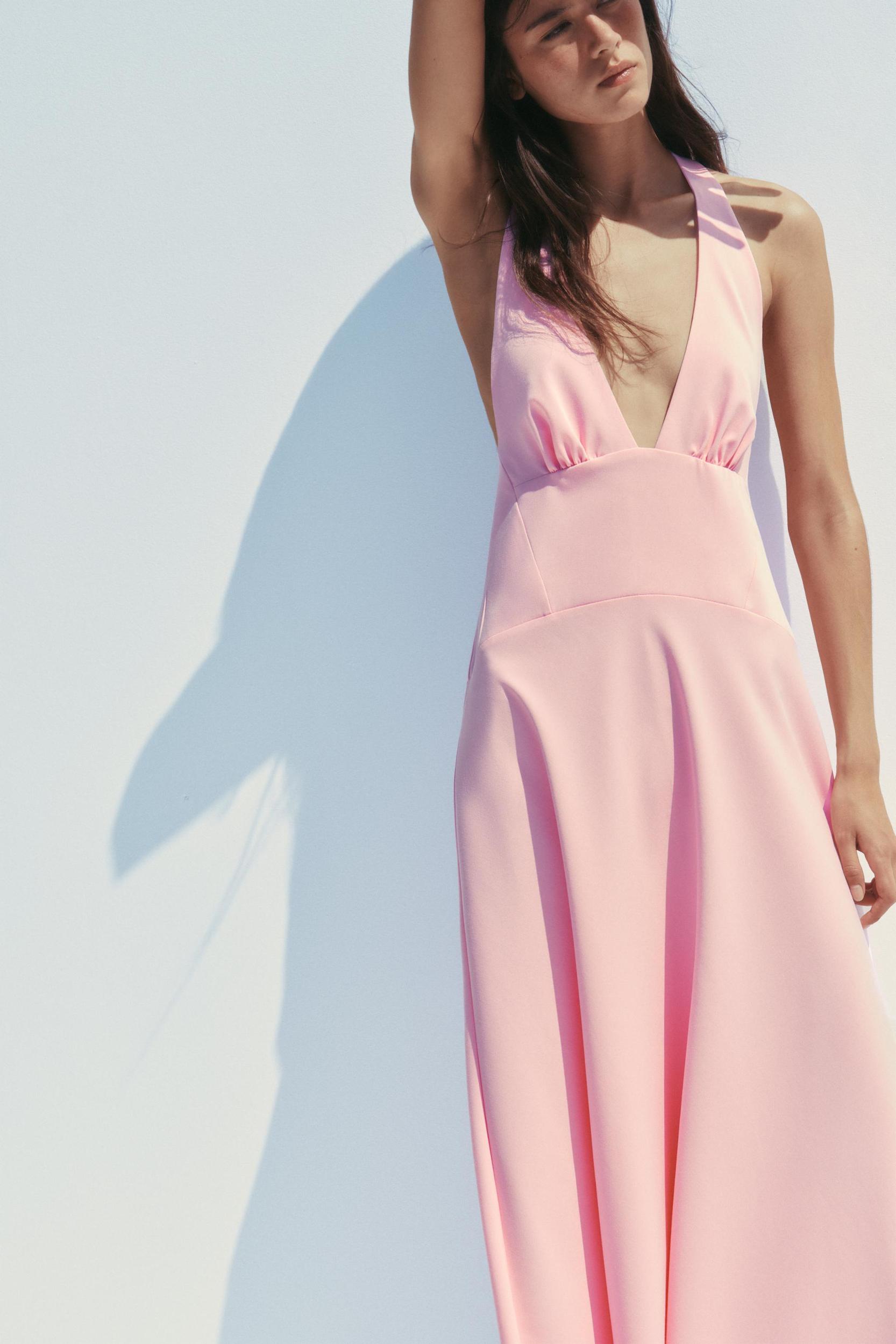 MIDI HALTER DRESS Product Image