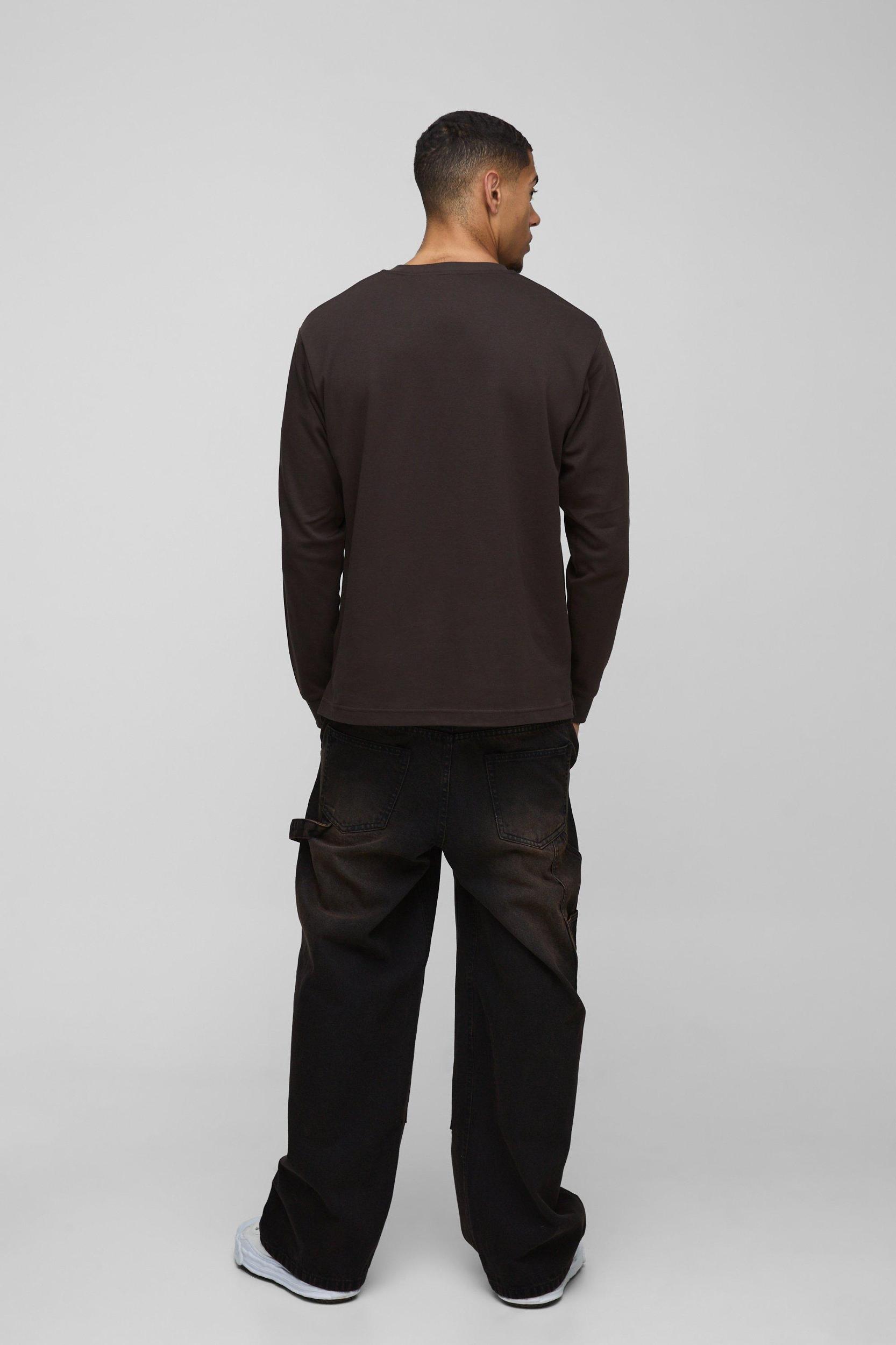 Baggy Rigid Paint Splatter Carpenter Denim Jeans | boohooMAN USA Product Image