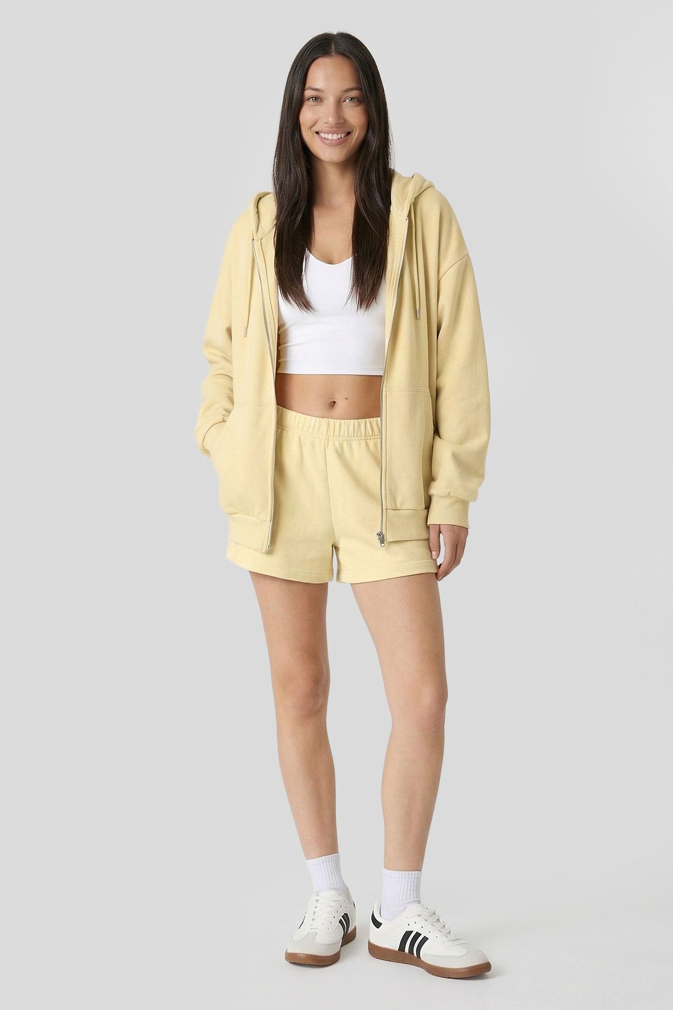 Fleece Zip-Up Hoodie Female Product Image