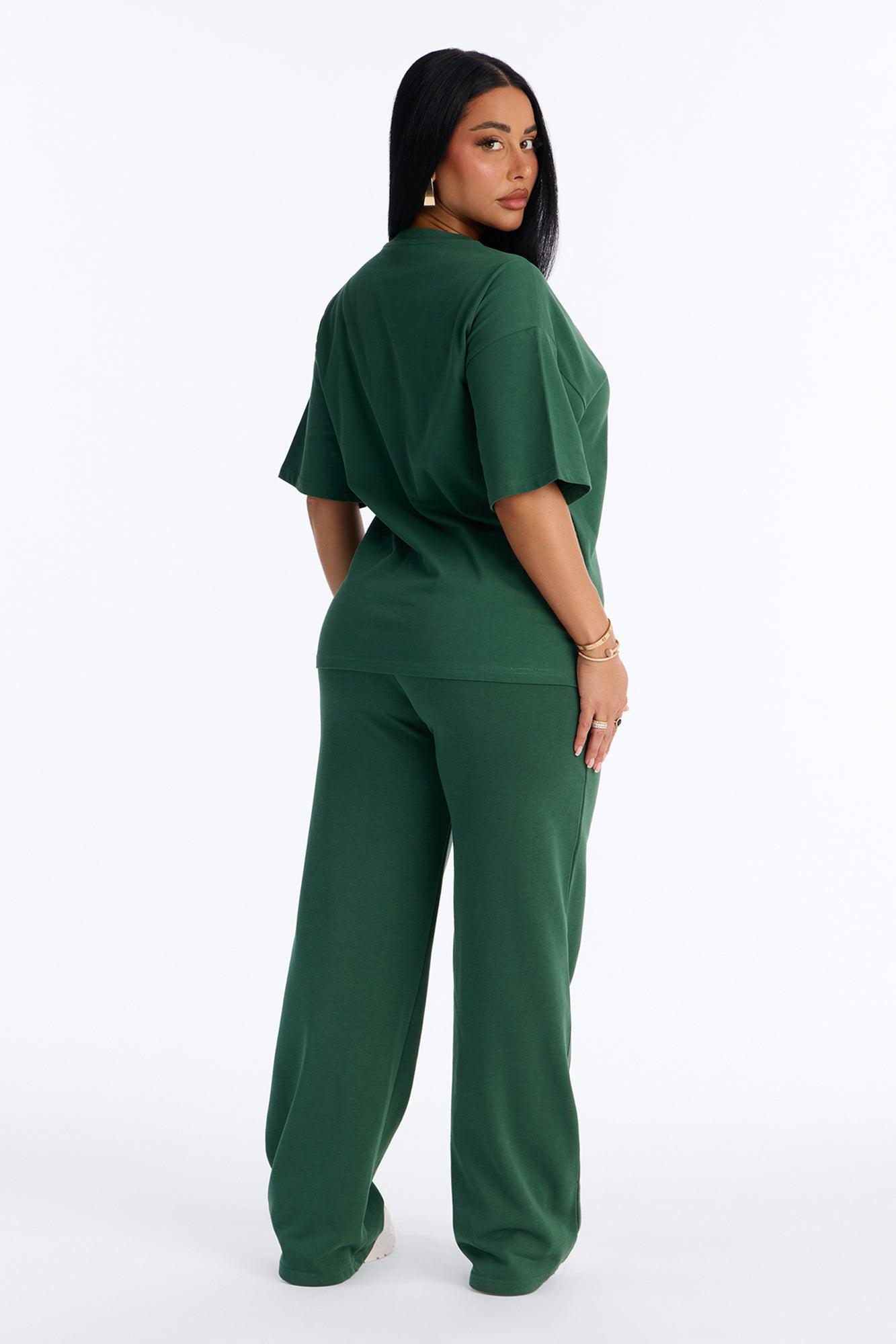 City Of Dreamers Pant Set - Hunter Female Product Image