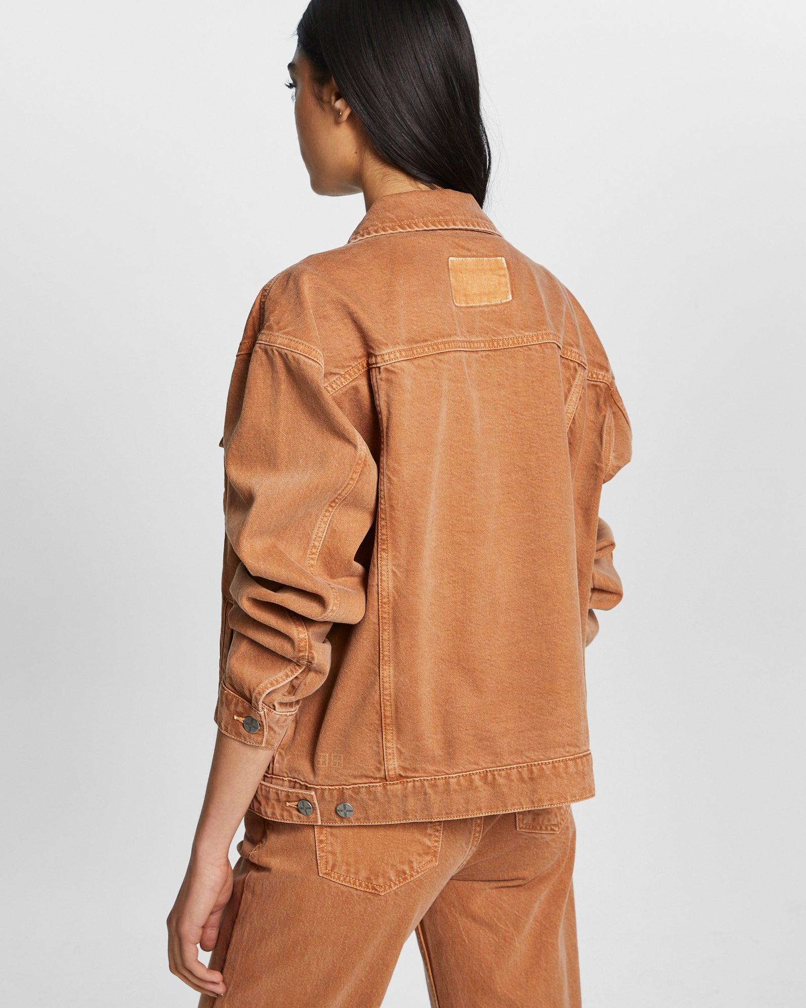 OVERSIZED JACKET BROWN SUGAR Female Product Image
