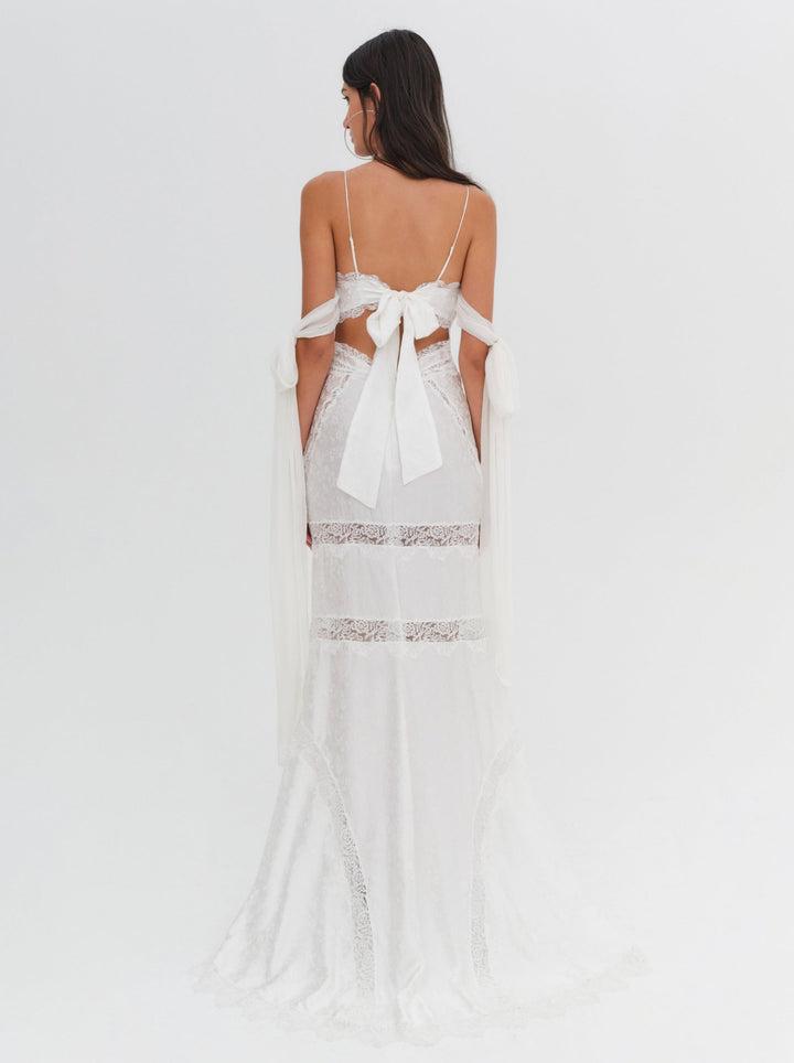 Rita Lace Gown — White Product Image