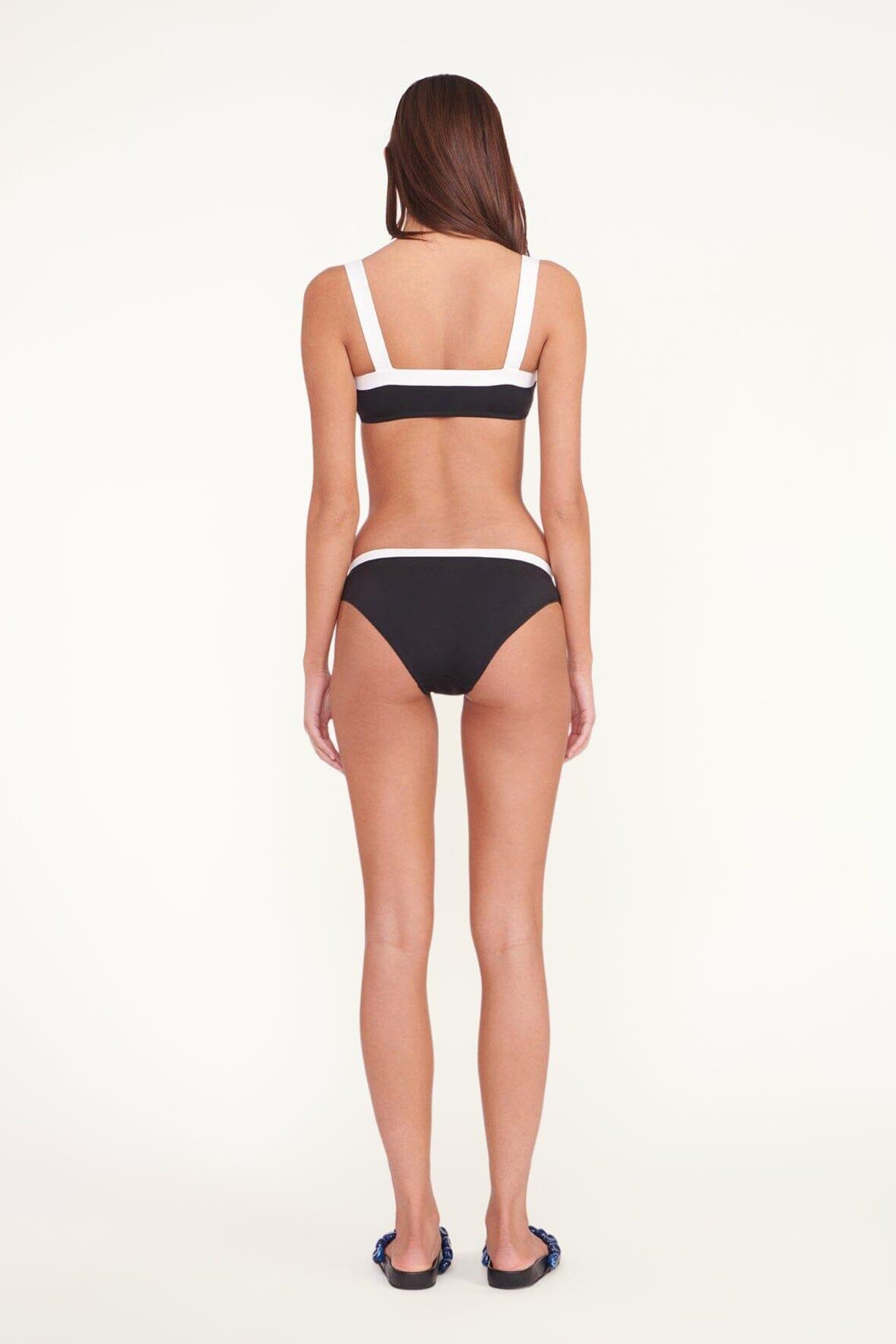 GEMMA BIKINI BOTTOM | BLACK WHITE Product Image