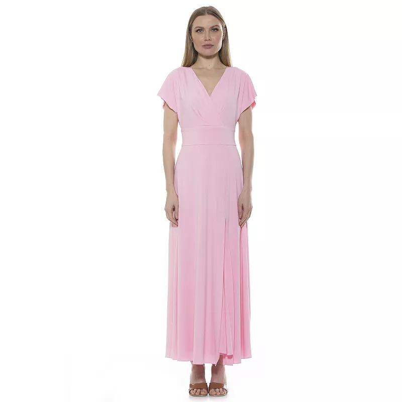 Women's ALEXIA ADMOR Brielle Surplice Maxi Dress,  Product Image