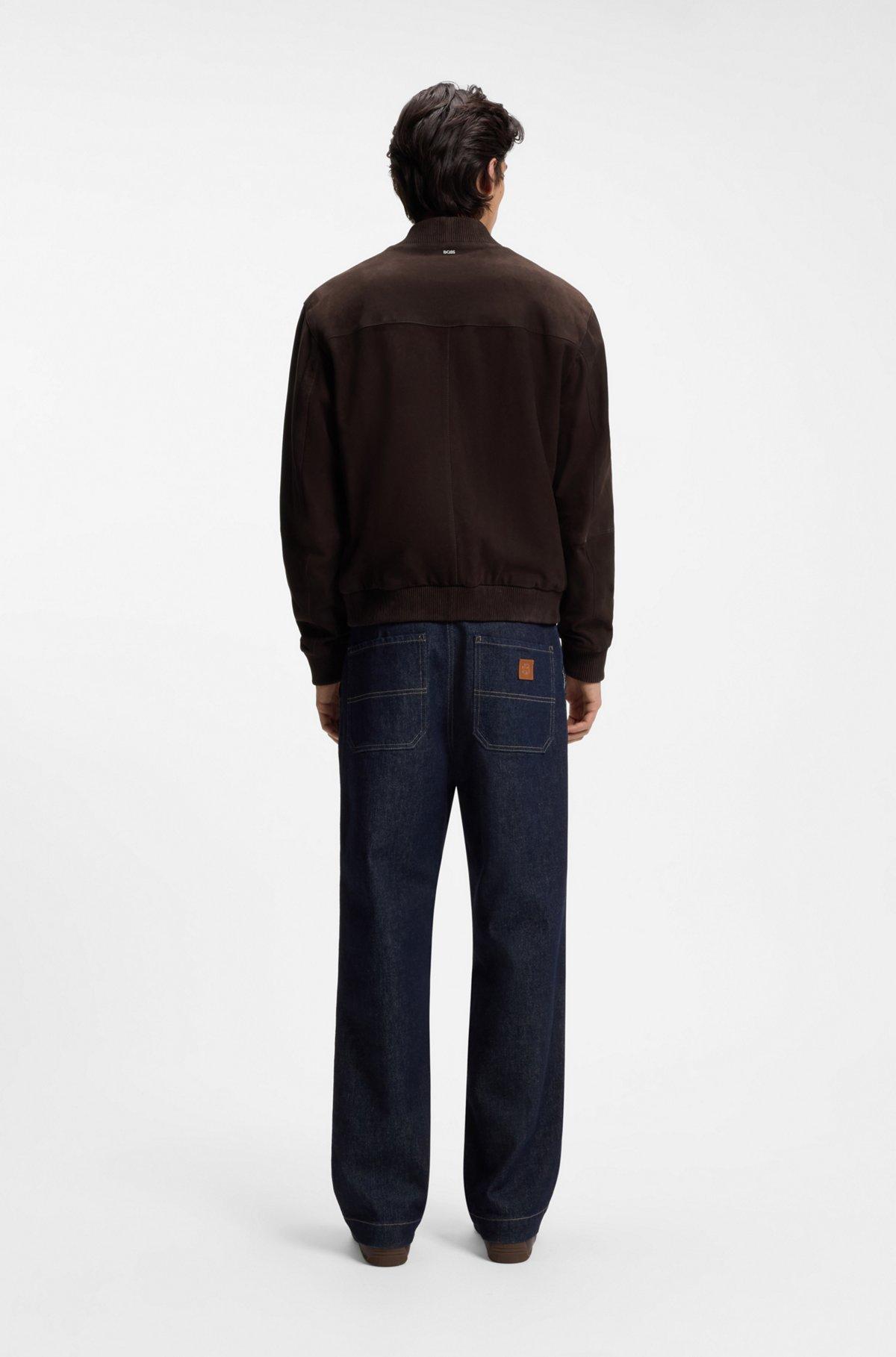 Regular-fit jacket in suede Product Image
