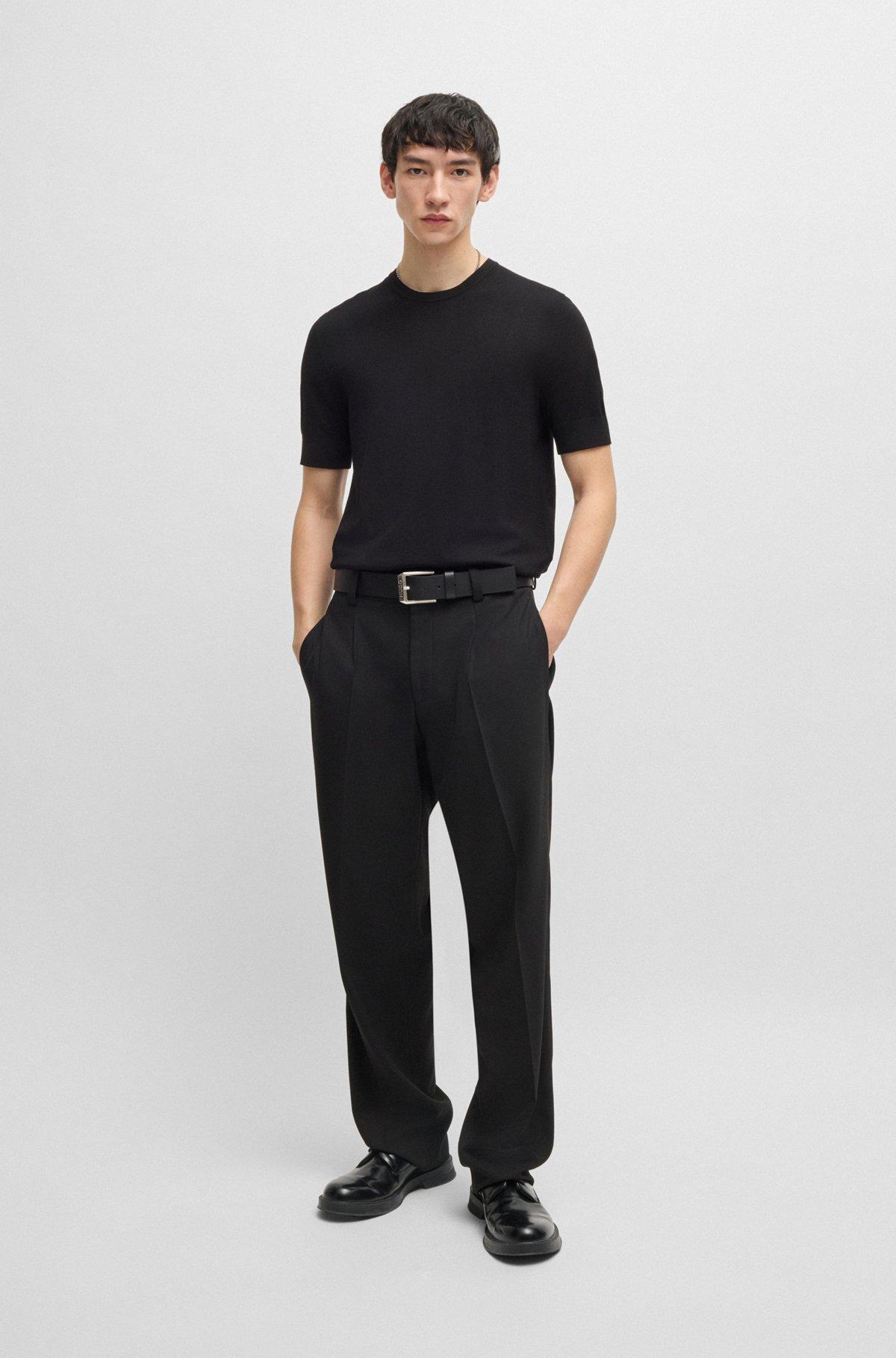 Derby shoes in brush-off leather Product Image