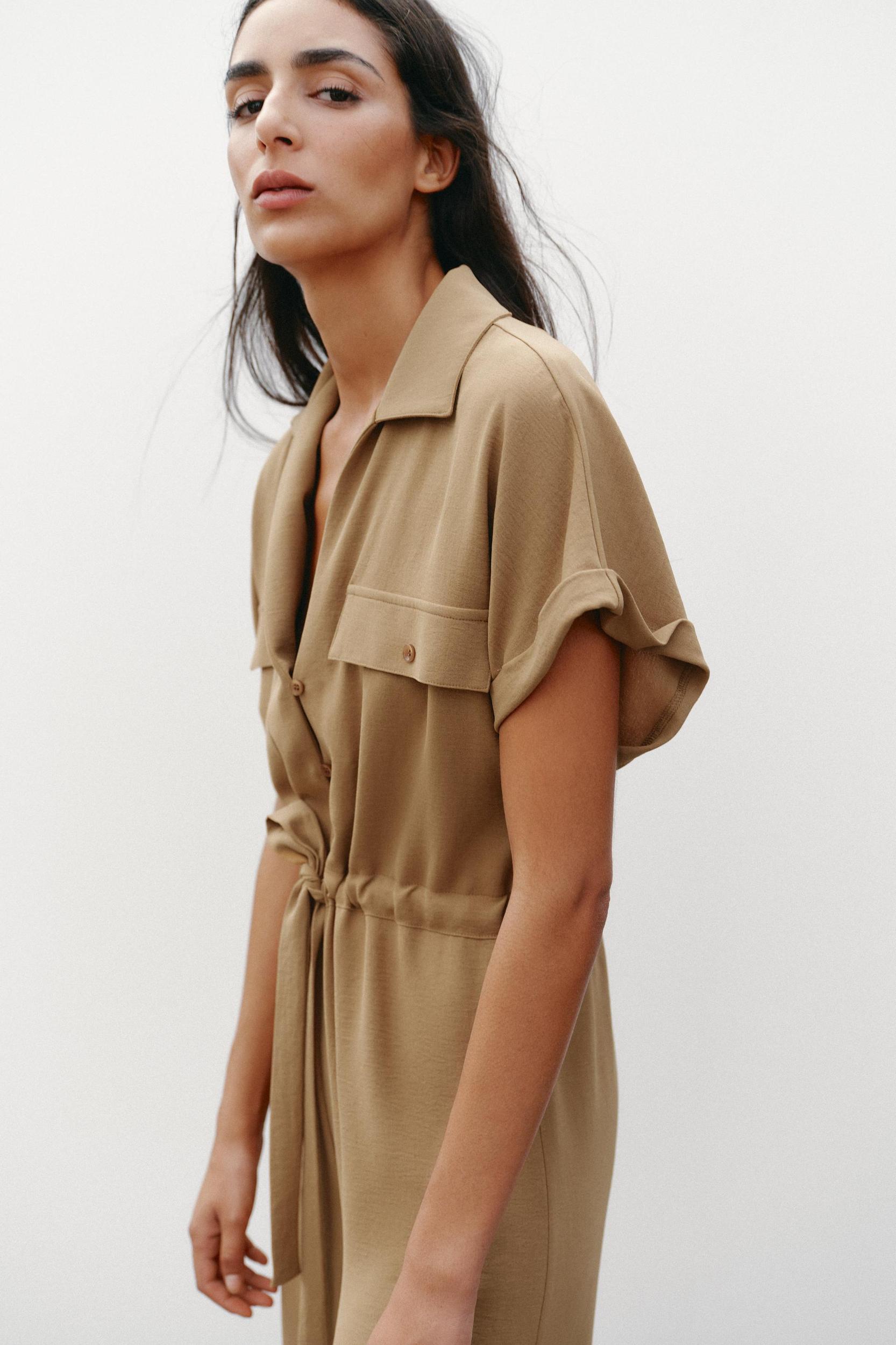 FLOWY POCKET JUMPSUIT Product Image