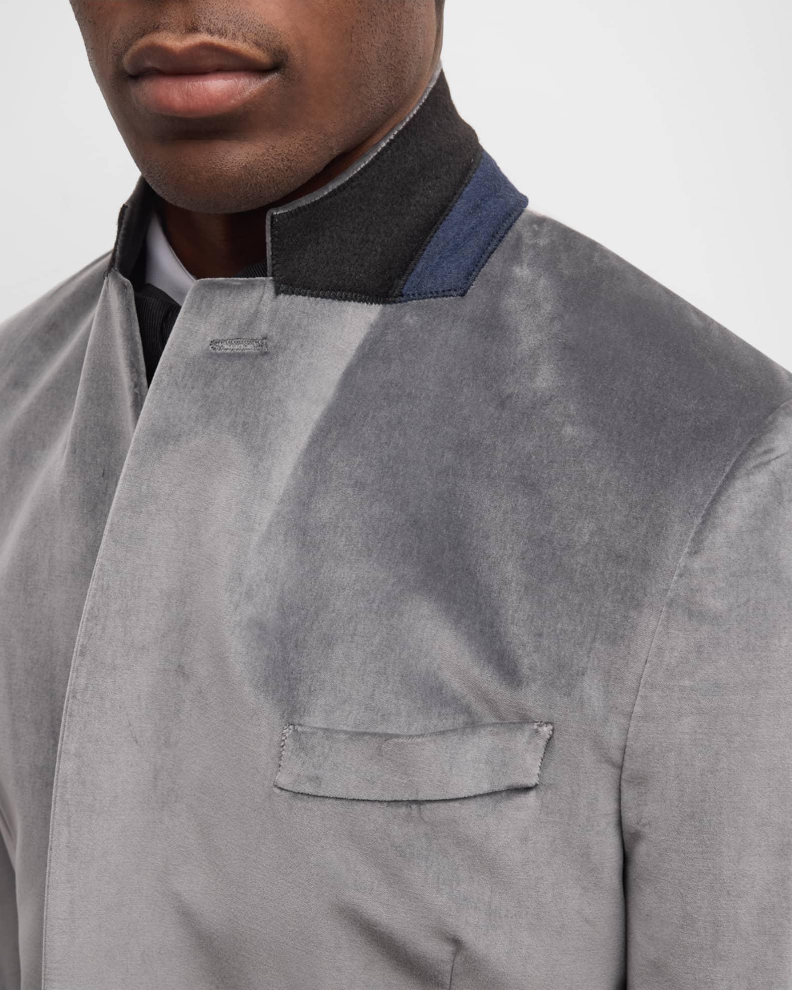 Men's Velvet Tuxedo Jacket Product Image