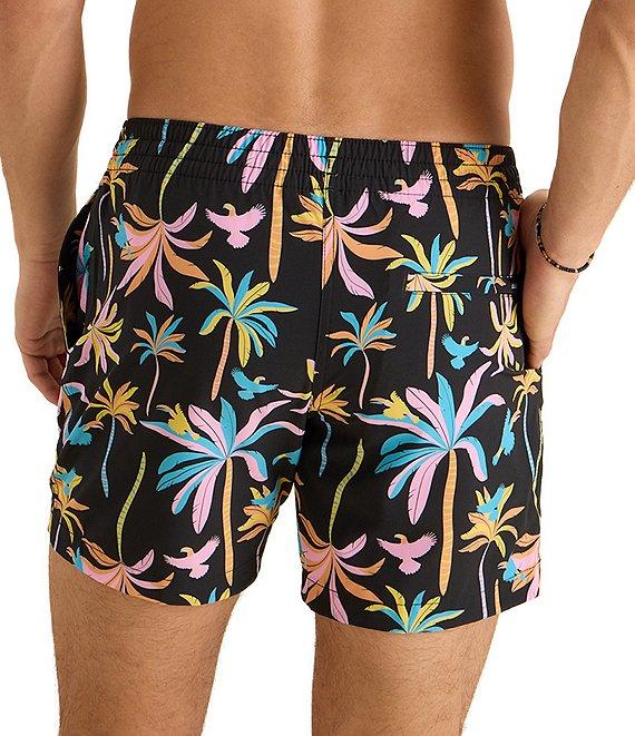 Chubbies Black Night Lights Printed 5.5#double; Inseam Swim Trunks Product Image
