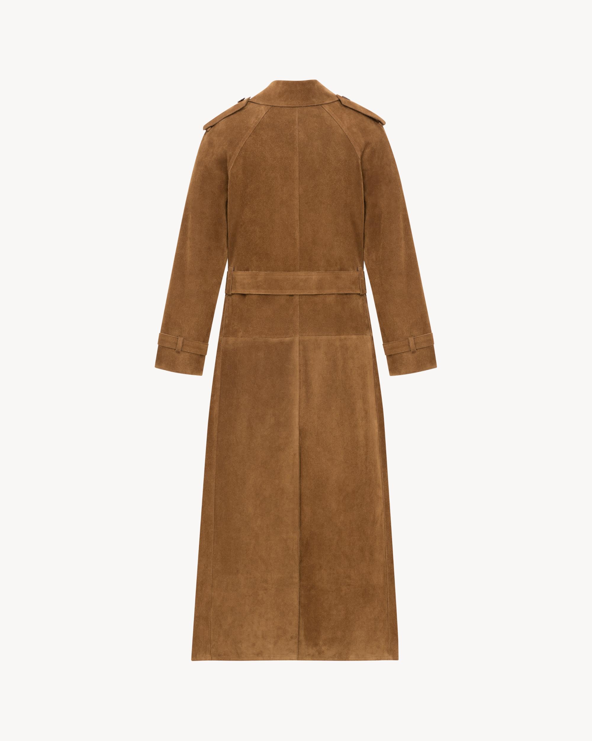 trench coat in suede Product Image