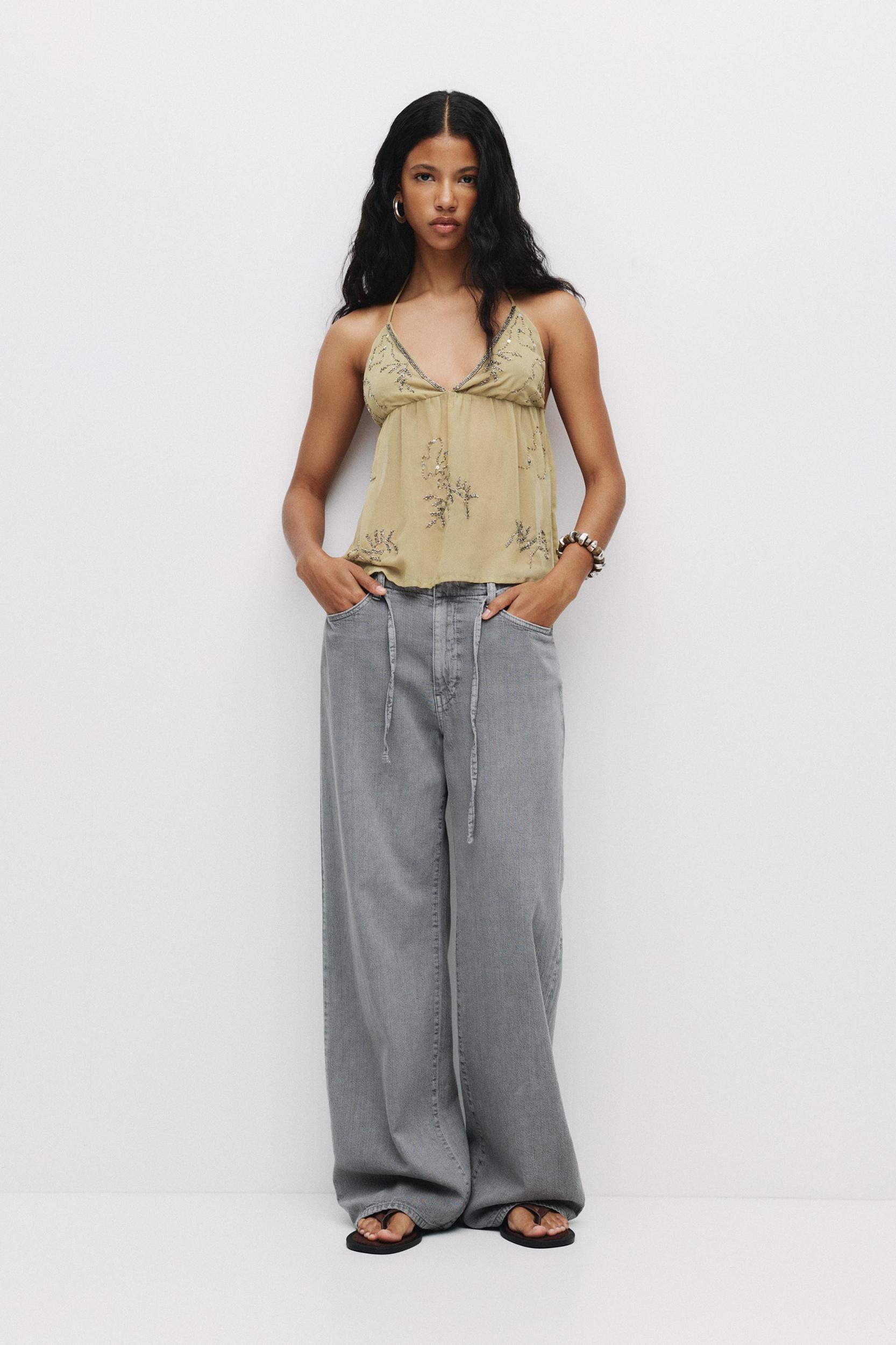 Open back strappy top Product Image