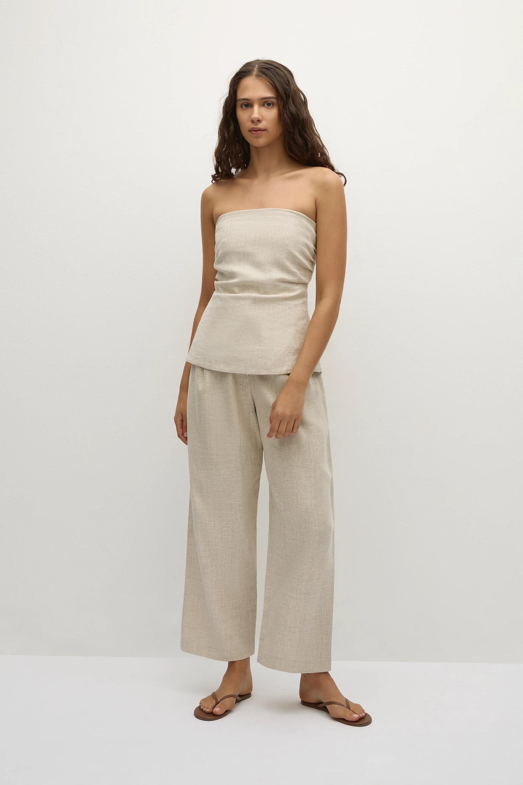 Stevie Trouser Natural Product Image