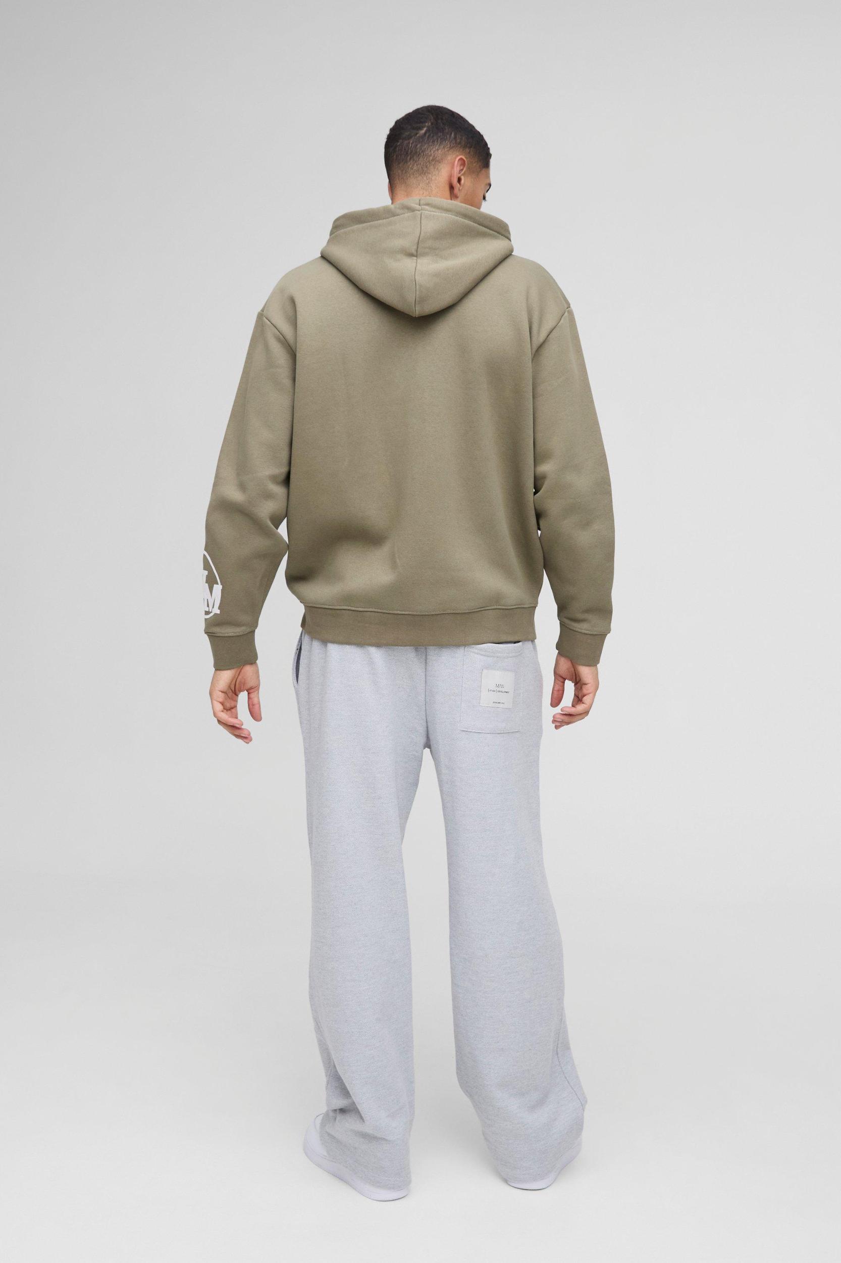 Oversized Dept Homme Rope Drawcord Hoodie | boohooMAN USA Product Image