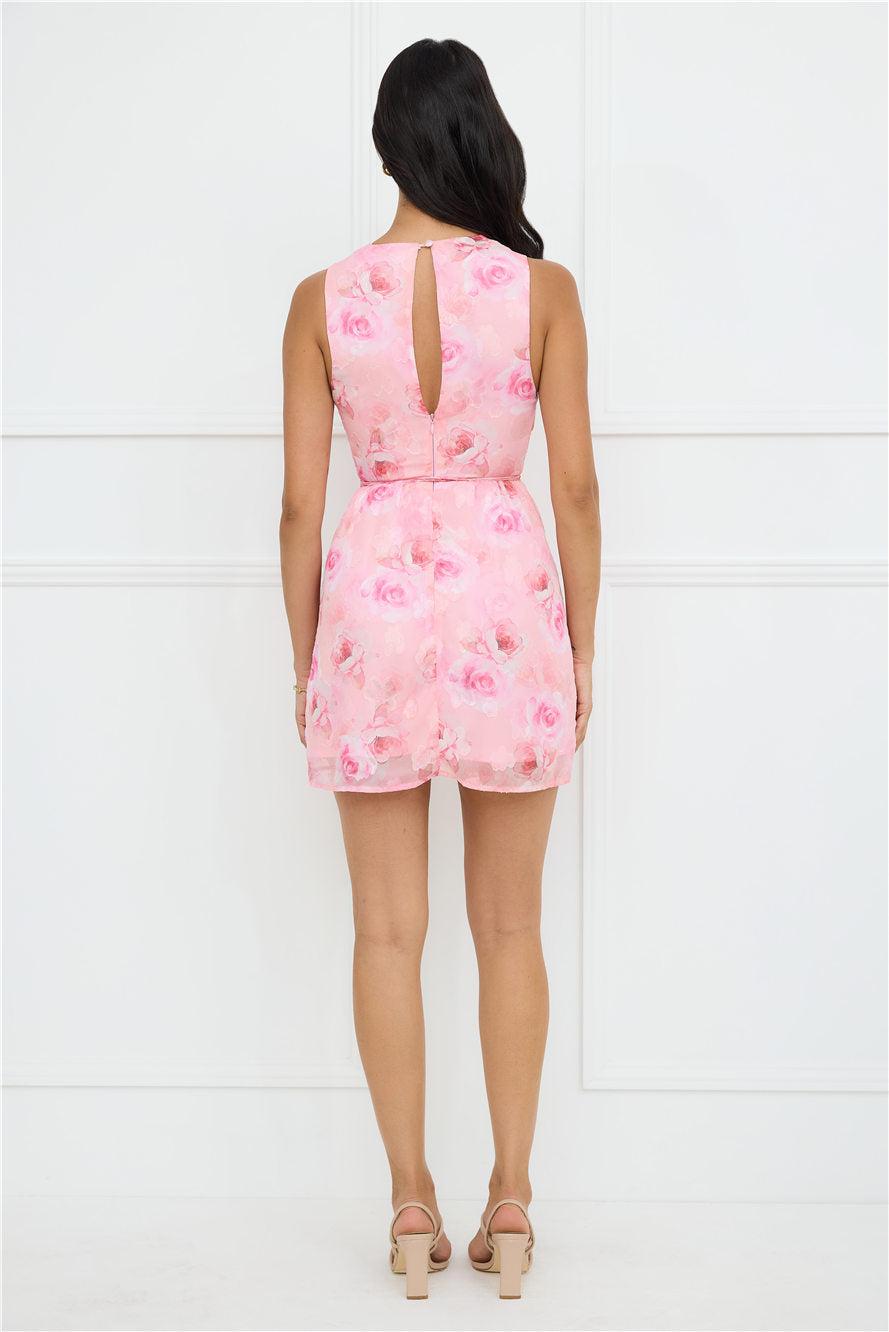 Twilight Serenity Mini Dress Pink Product Image