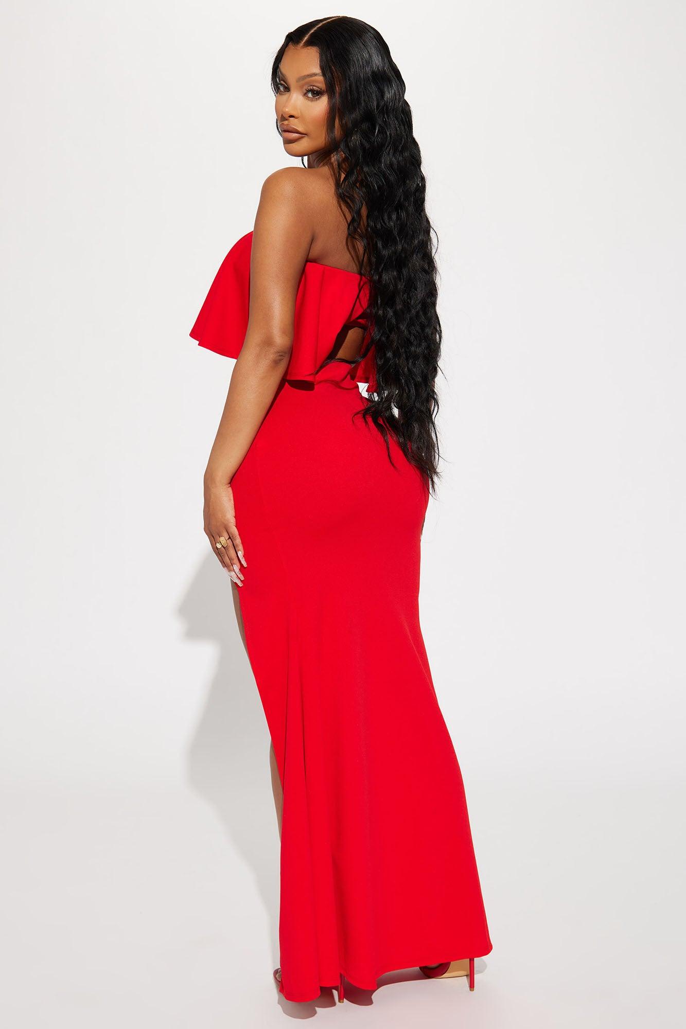 True Romance Skirt Set - Red Product Image