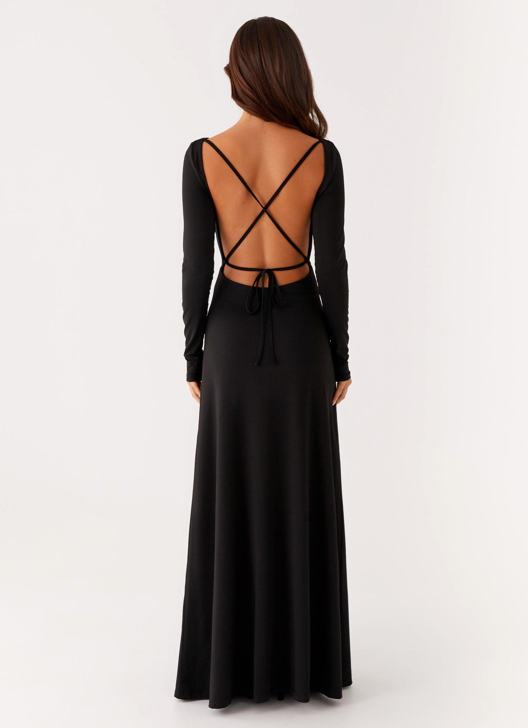 Peru Maxi Dress - Black Product Image
