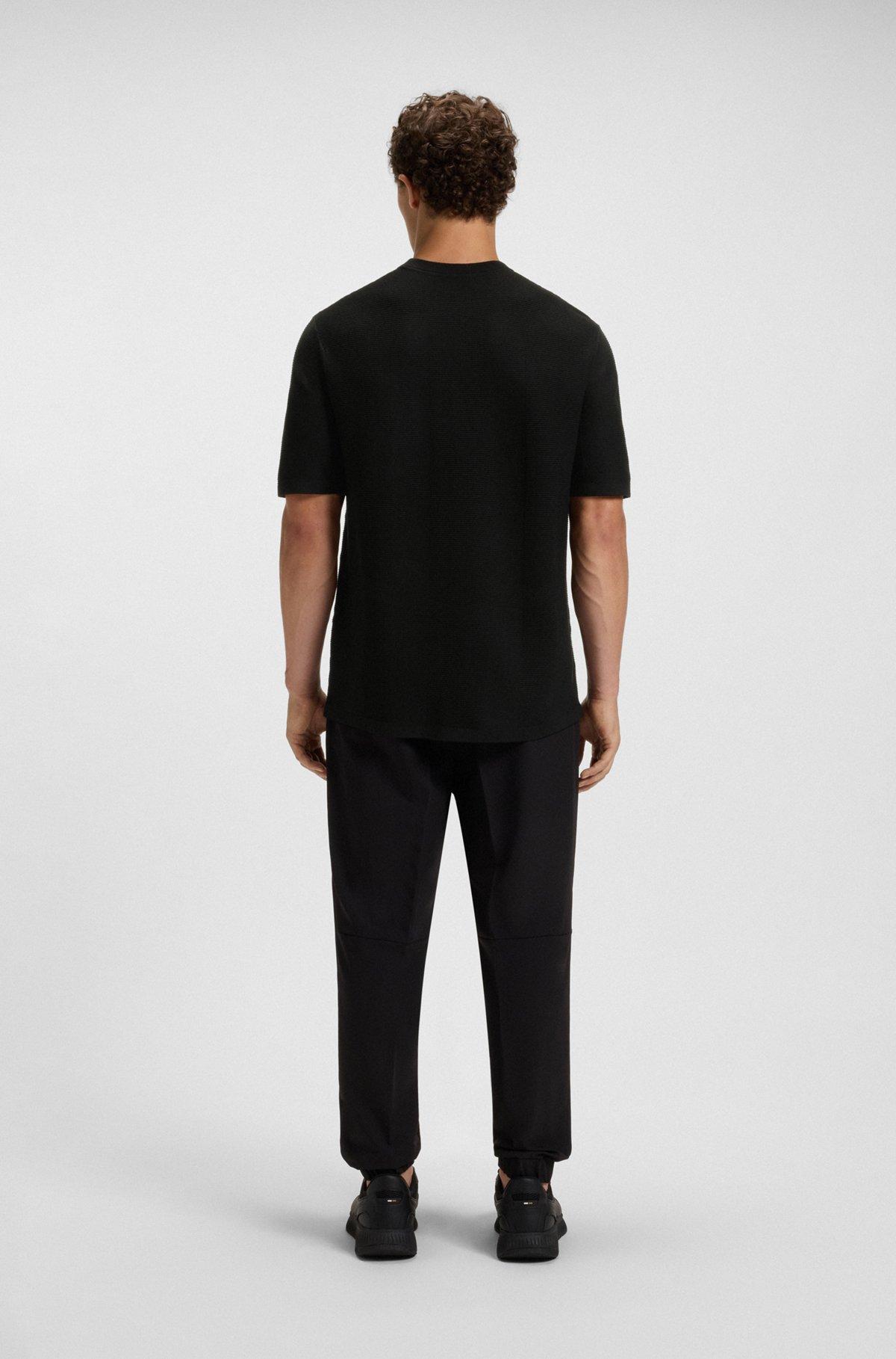 Rib-knit sweater with logo detail Product Image