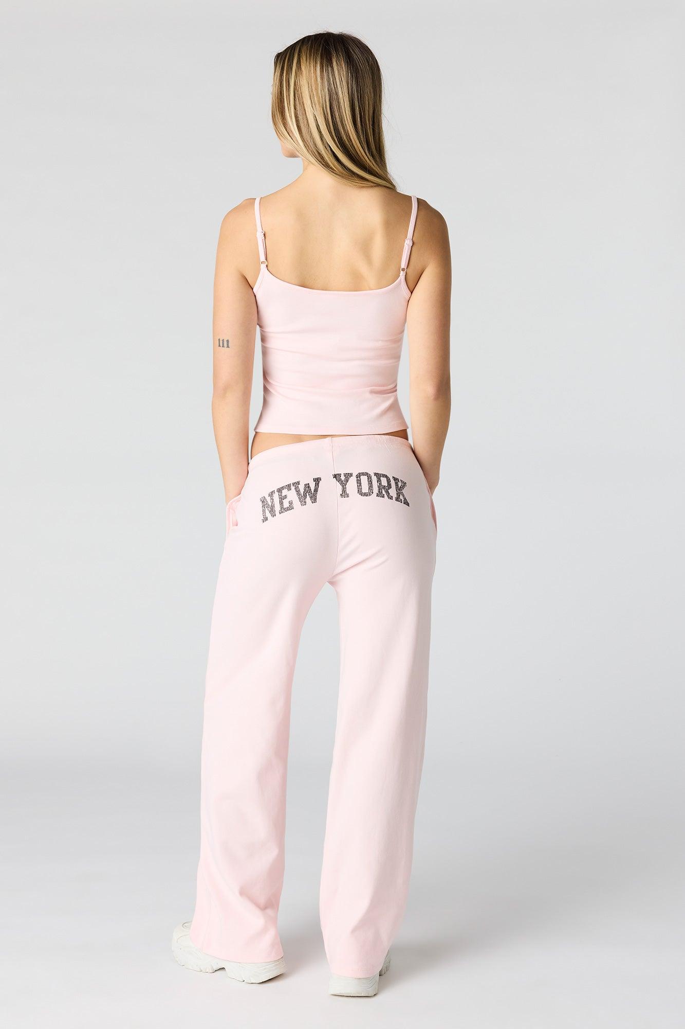 Ribbed Wide Leg Pant Female Product Image