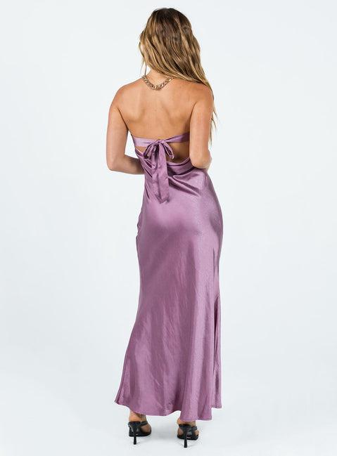 Haley Maxi Dress Mauve Product Image