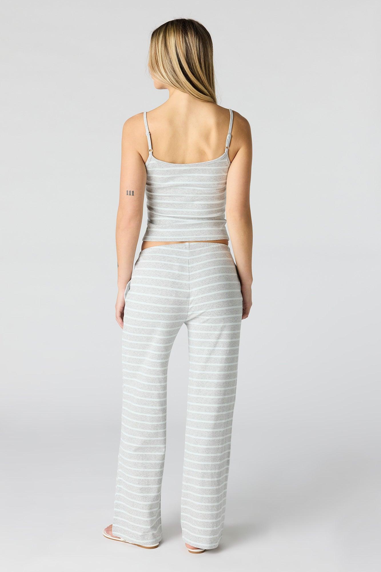 Ribbed Wide Leg Pant Female Product Image