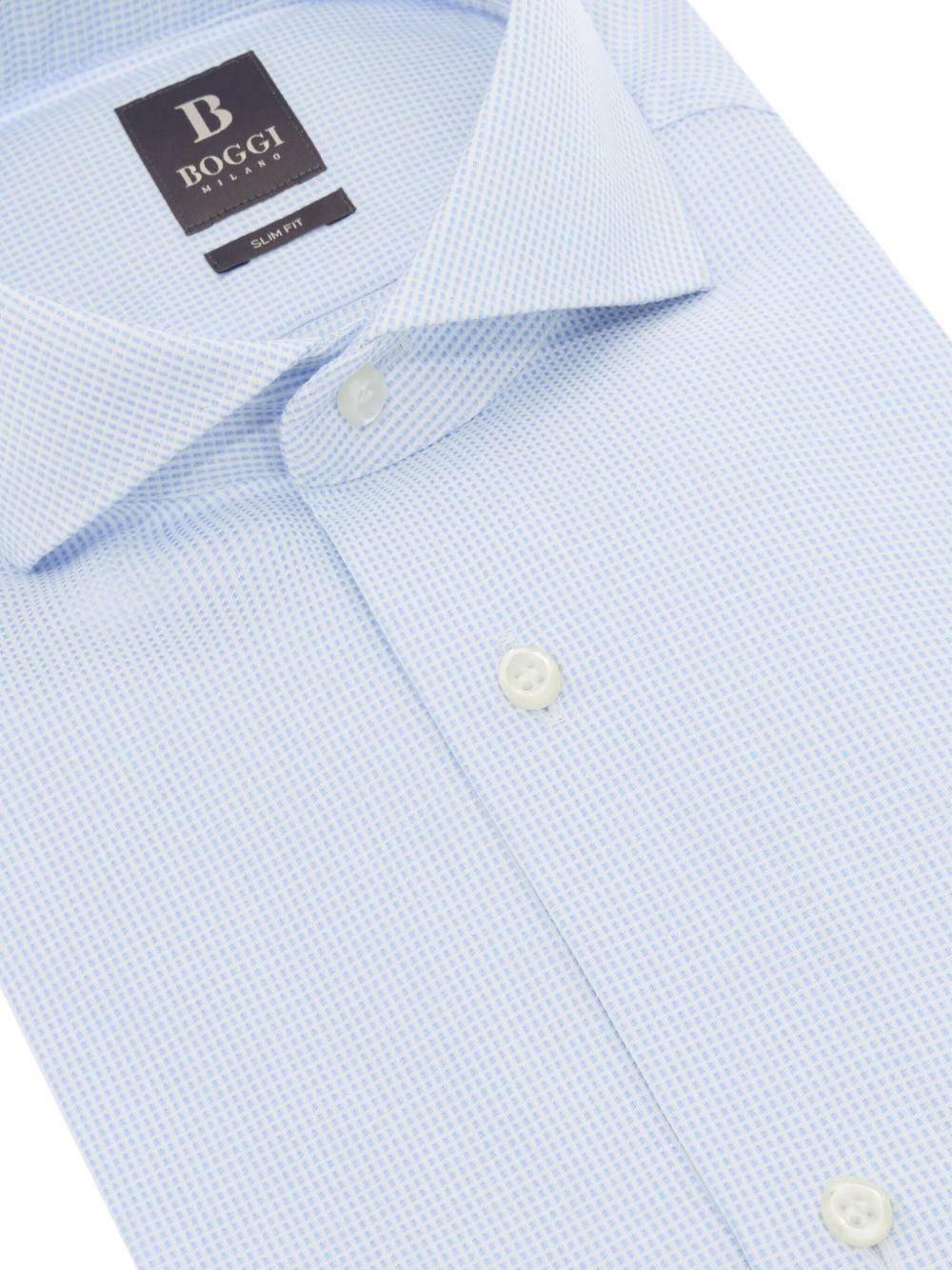 slim-fit cotton shirt Product Image