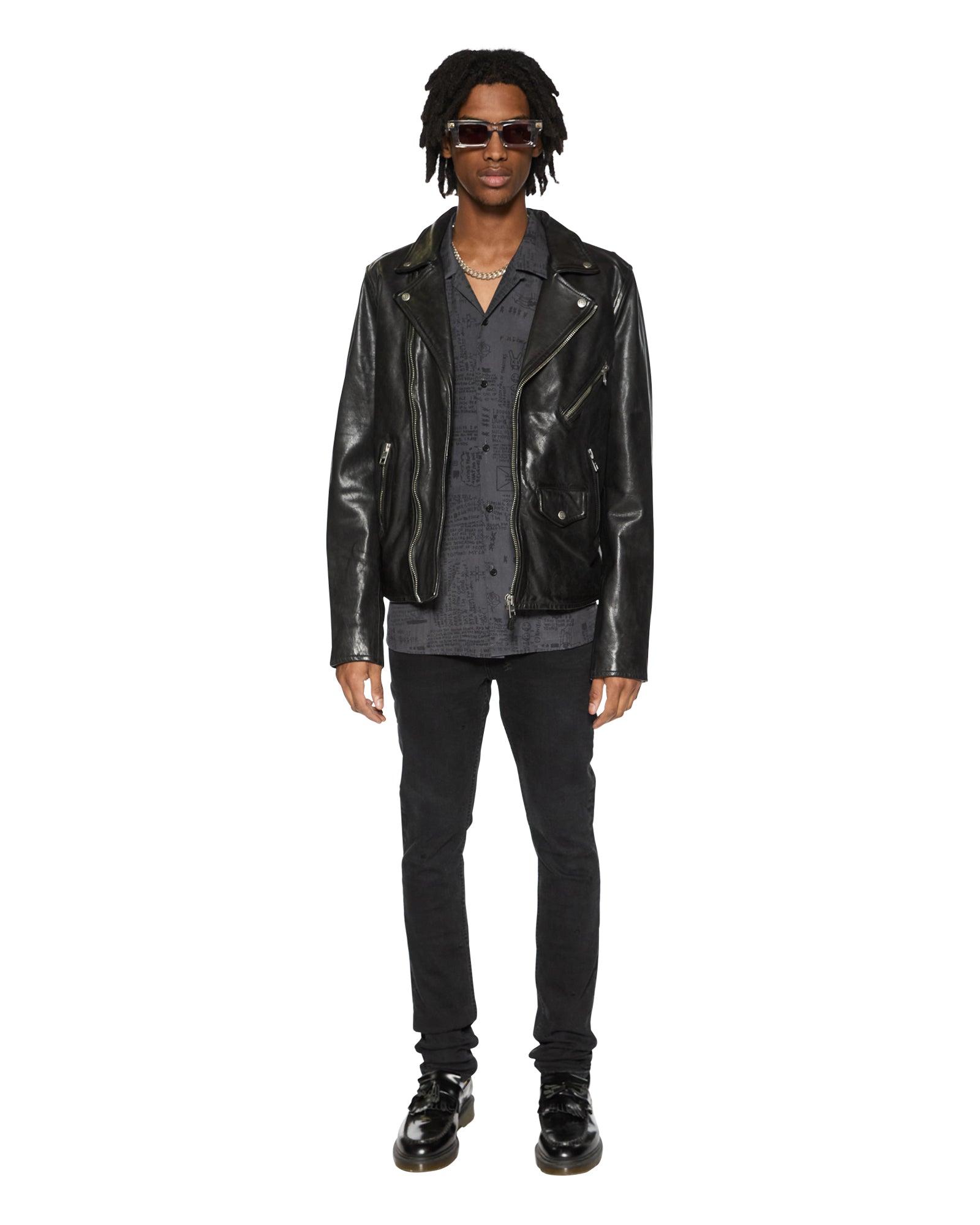 VERSES RESORT SS SHIRT BLACK Male Product Image