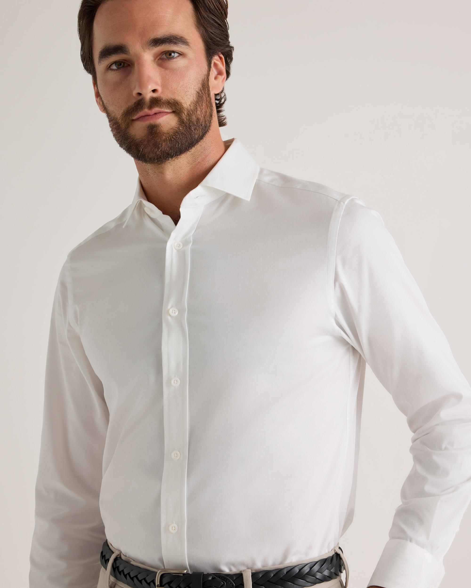 Quince | Men's Stretch Twill Dress Shirt Organic Cotton Product Image