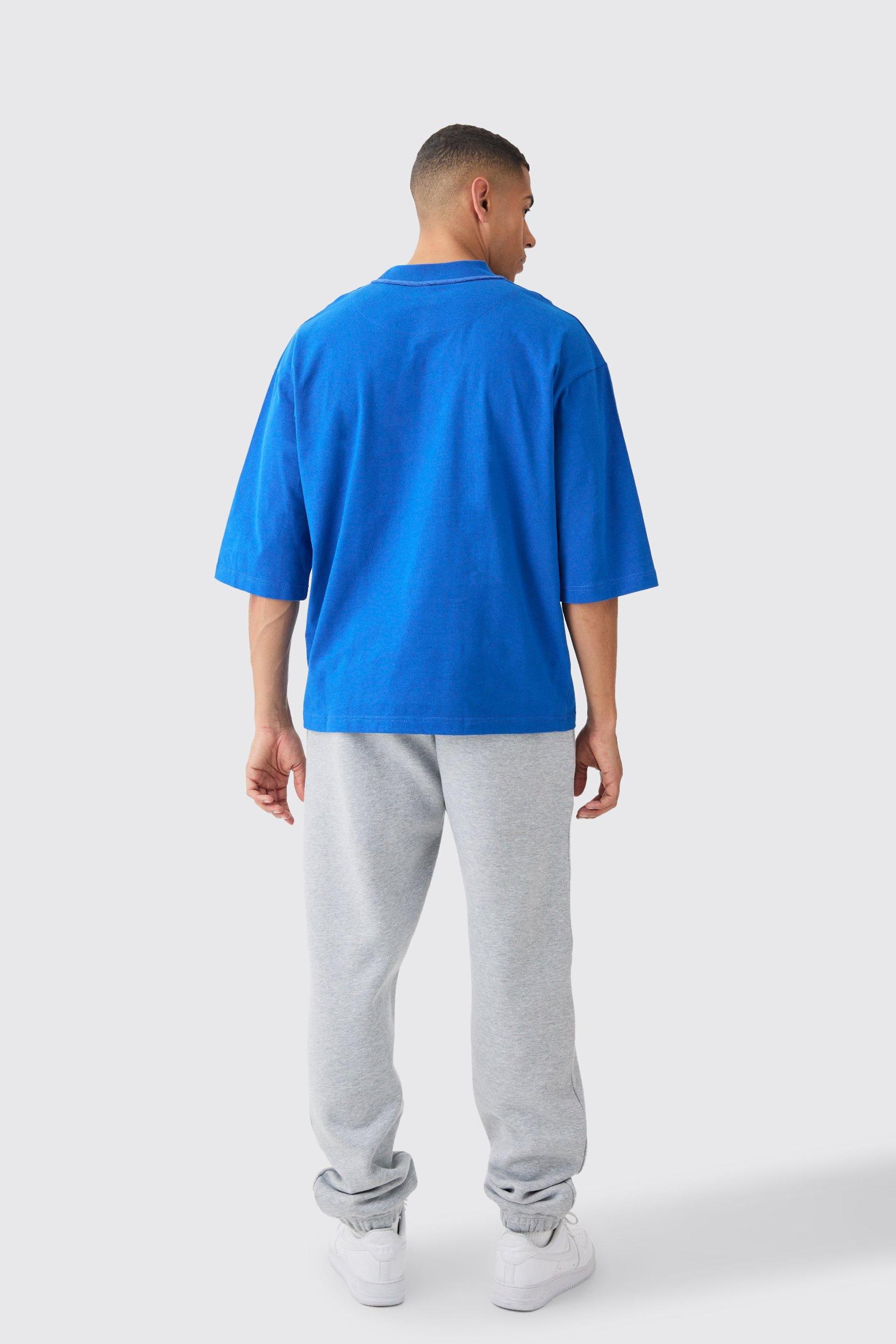Oversized Heavy Layed On Neck Carded T-shirt | boohooMAN USA Product Image