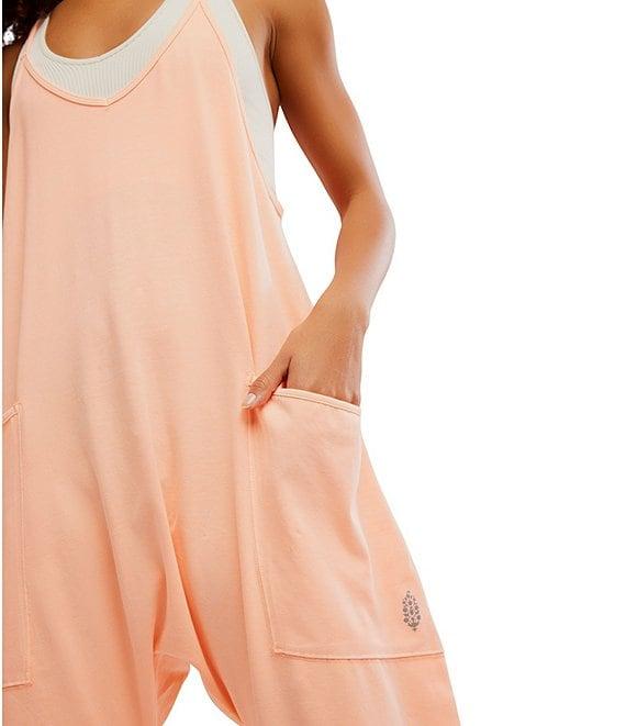 Free People FP Movement Sleeveless Scoop Neck Ankle Length Patch Pocket Hot Shot Onesie Product Image