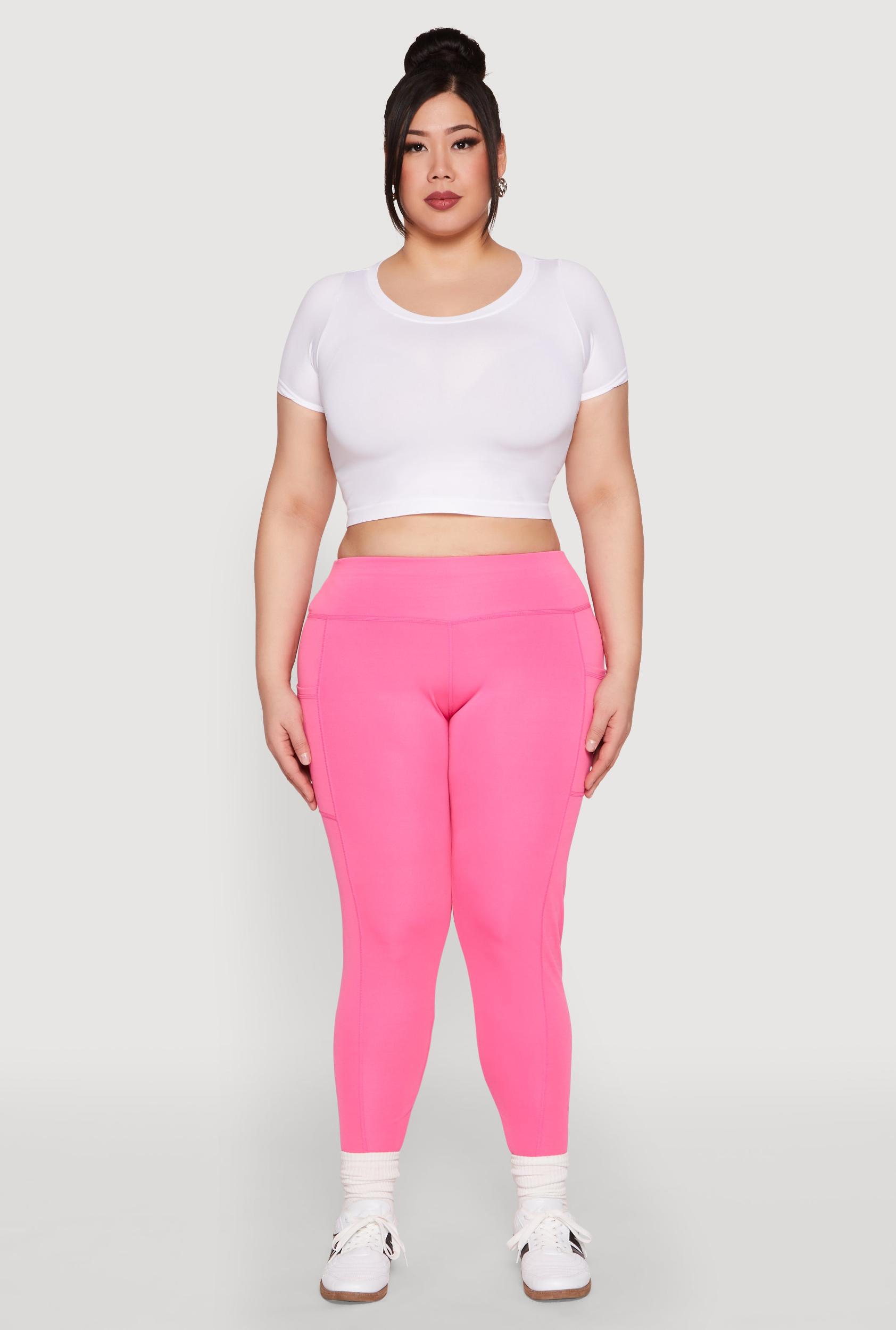 Womens Plus Size Side Pocket Leggings Product Image