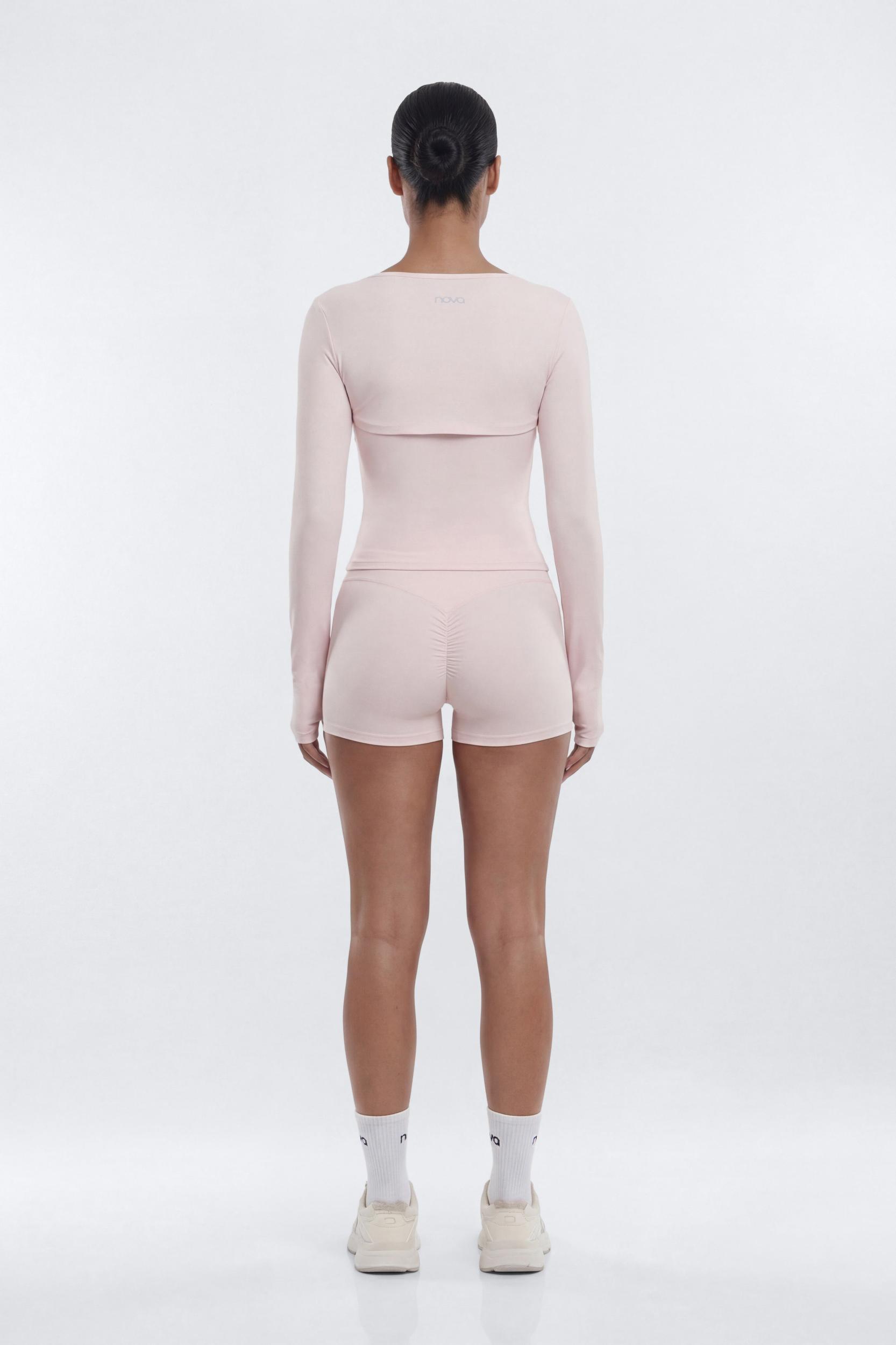 CloudForm™ 3″ Invisible Scrunch Biker Short - Pink Female Product Image