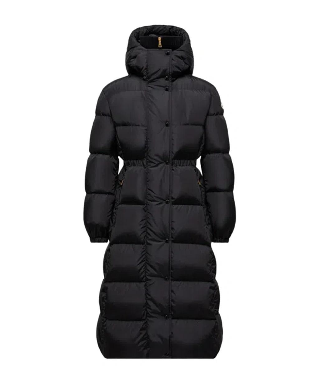 MONCLER Women Chamer Long Jacket Black Product Image